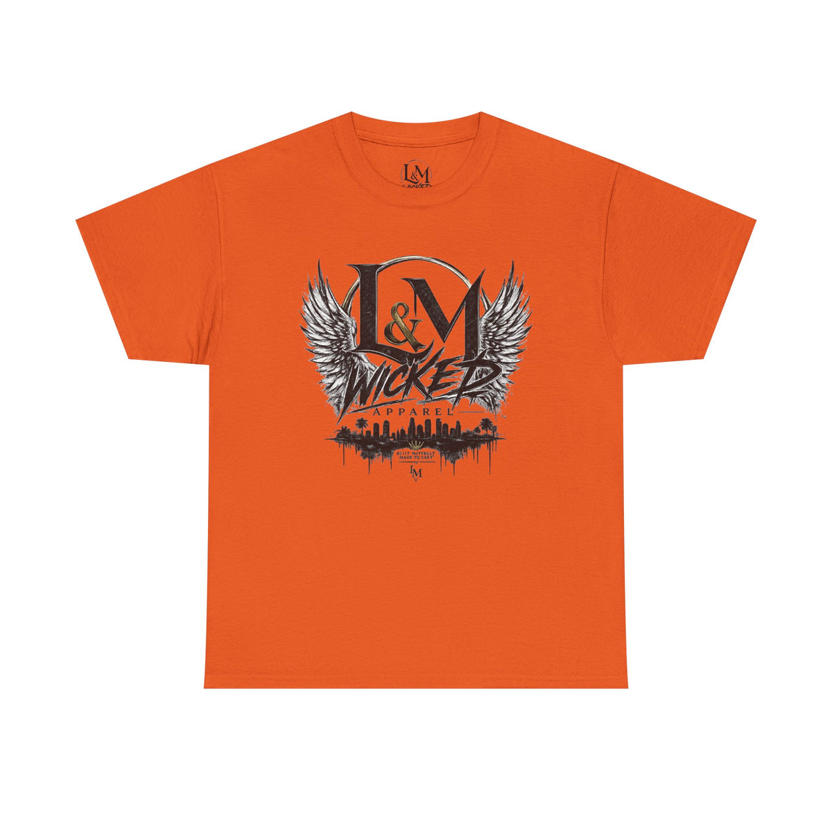 L&M Wicked Apparel Heavy Cotton Tee