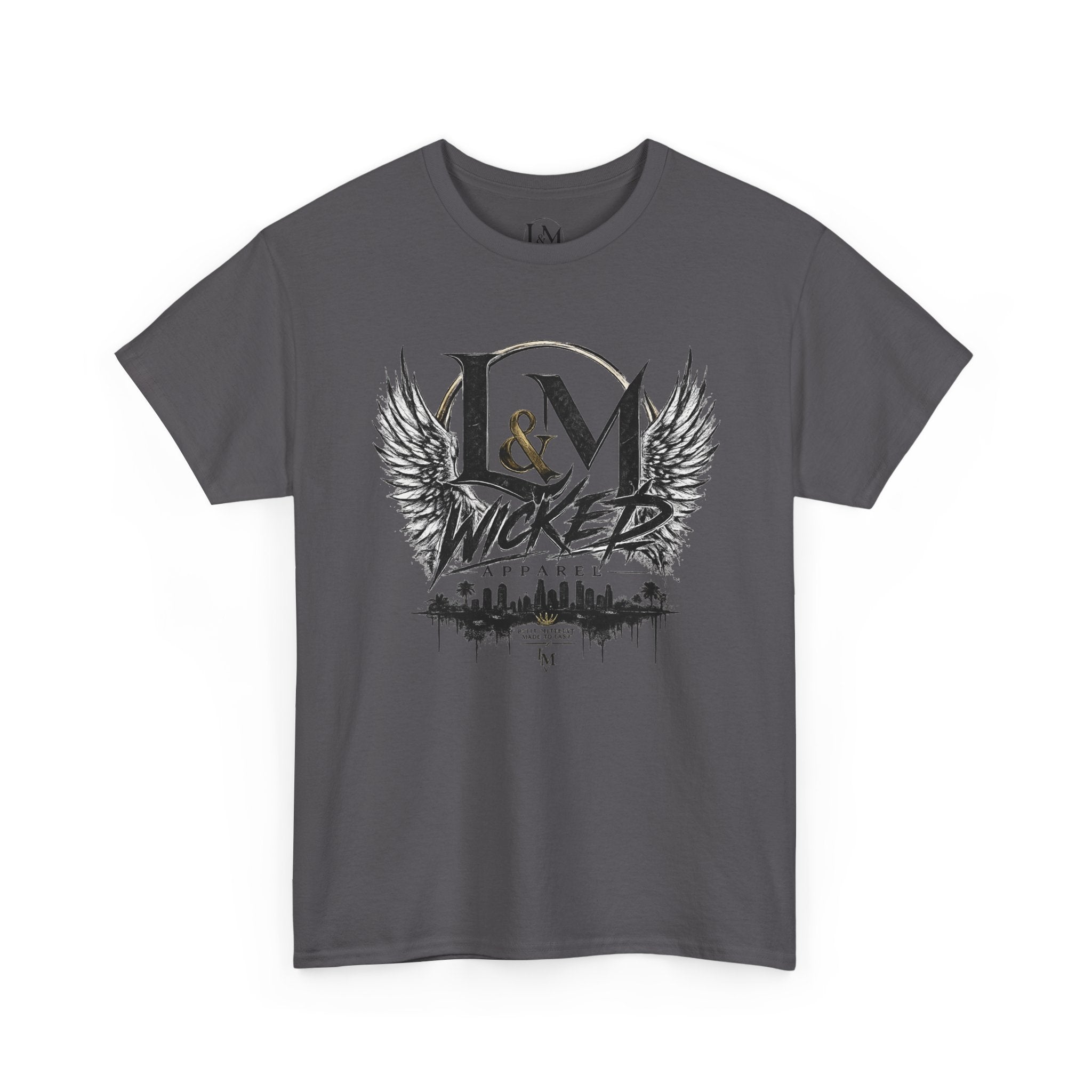 L&M Wicked Apparel Heavy Cotton Tee
