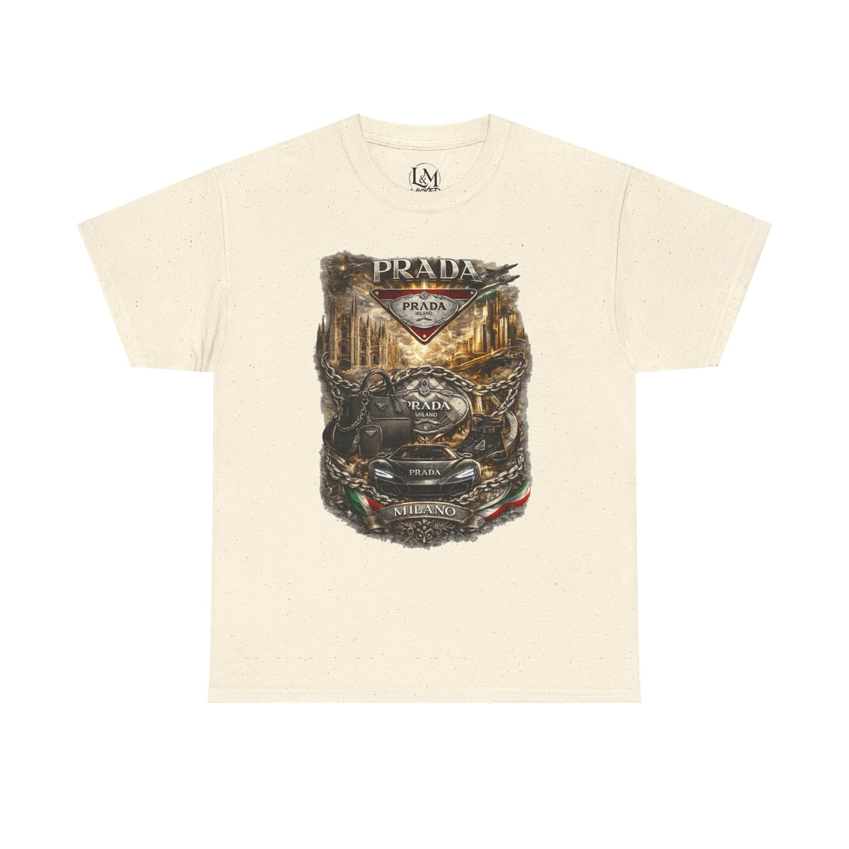 Prada Unisex Heavy Cotton Tee
