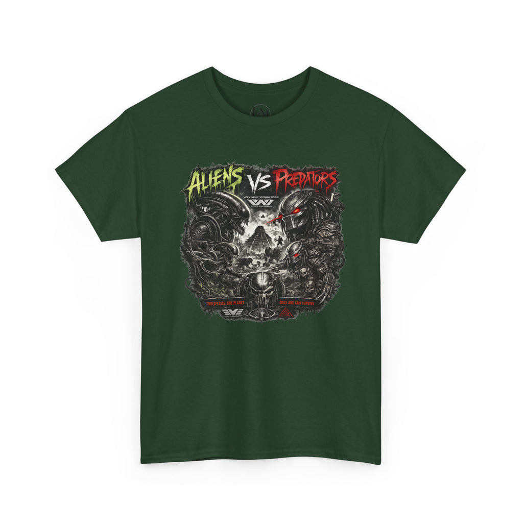 Alien Vs Predator Unisex Heavy Cotton Tee