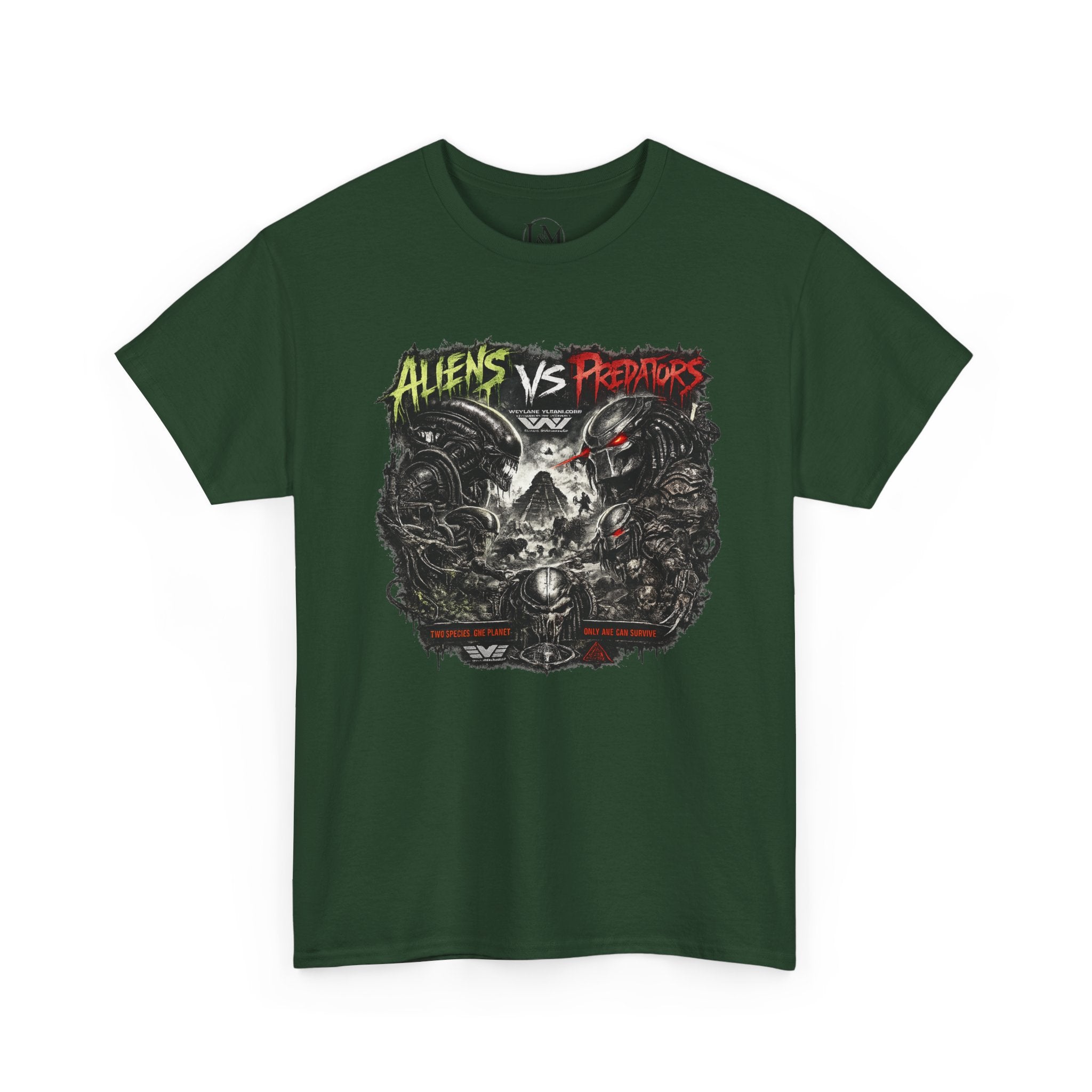 Alien Vs Predator Unisex Heavy Cotton Tee