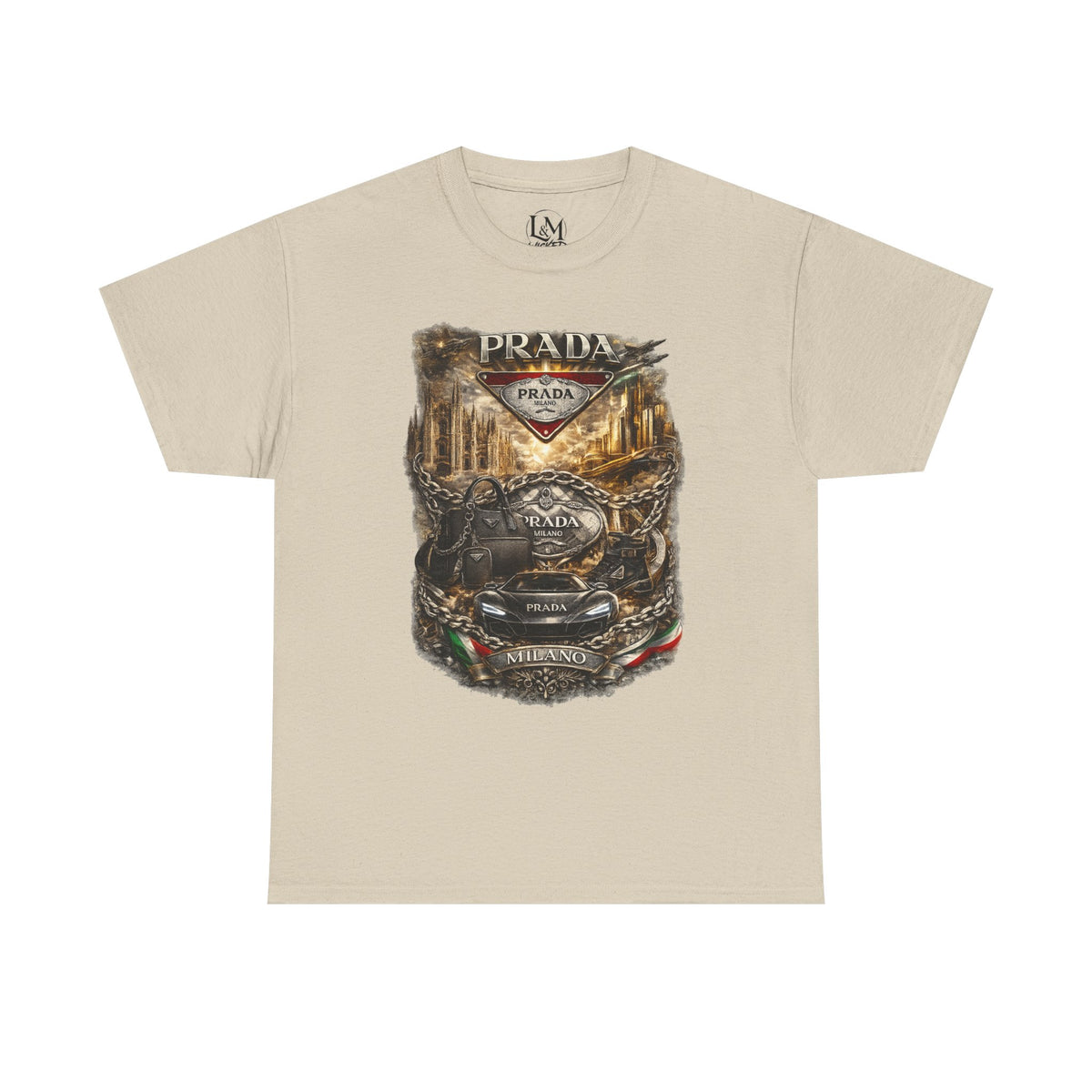 Prada Unisex Heavy Cotton Tee
