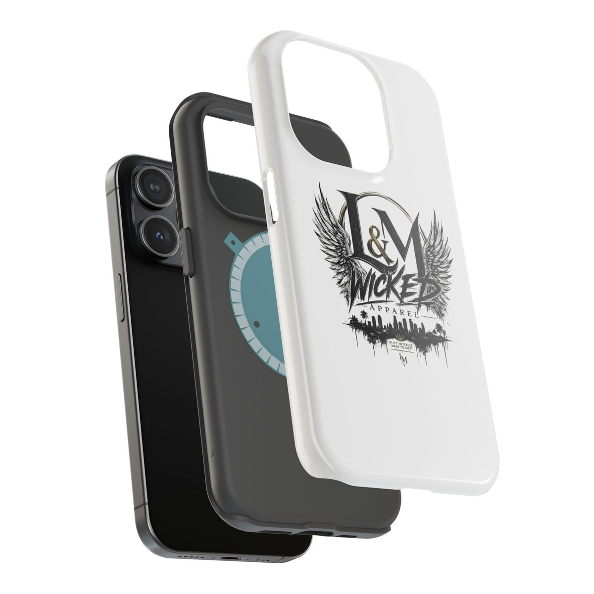 L&M Wicked Apparel Magnetic Impact-Resistant Cases