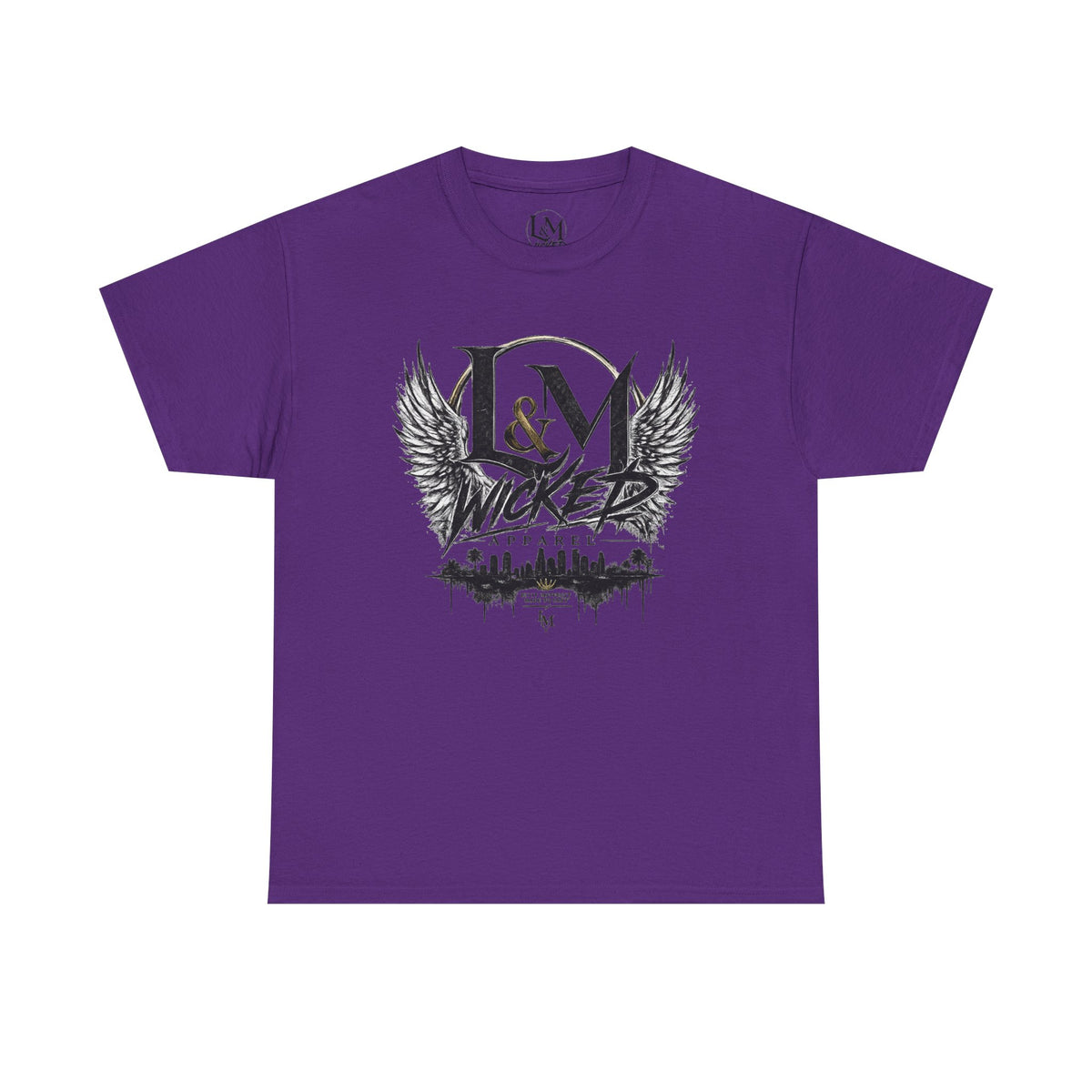 L&M Wicked Apparel Heavy Cotton Tee