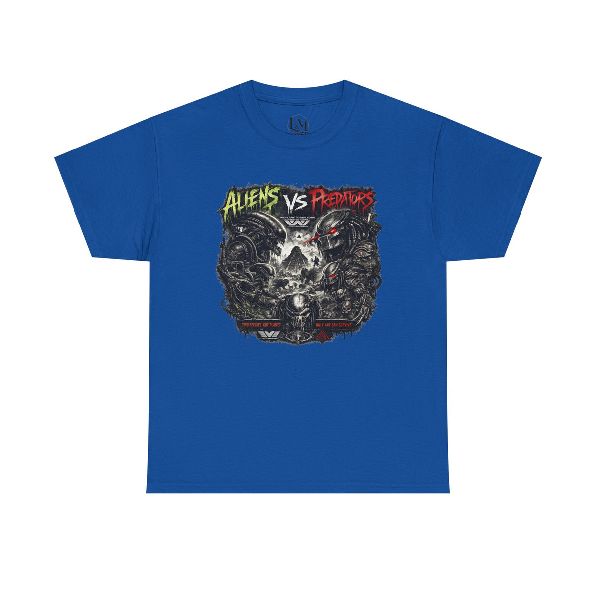 Alien Vs Predator Unisex Heavy Cotton Tee