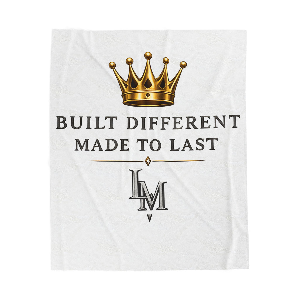 L&M Wicked Apparel Velveteen Plush Blanket