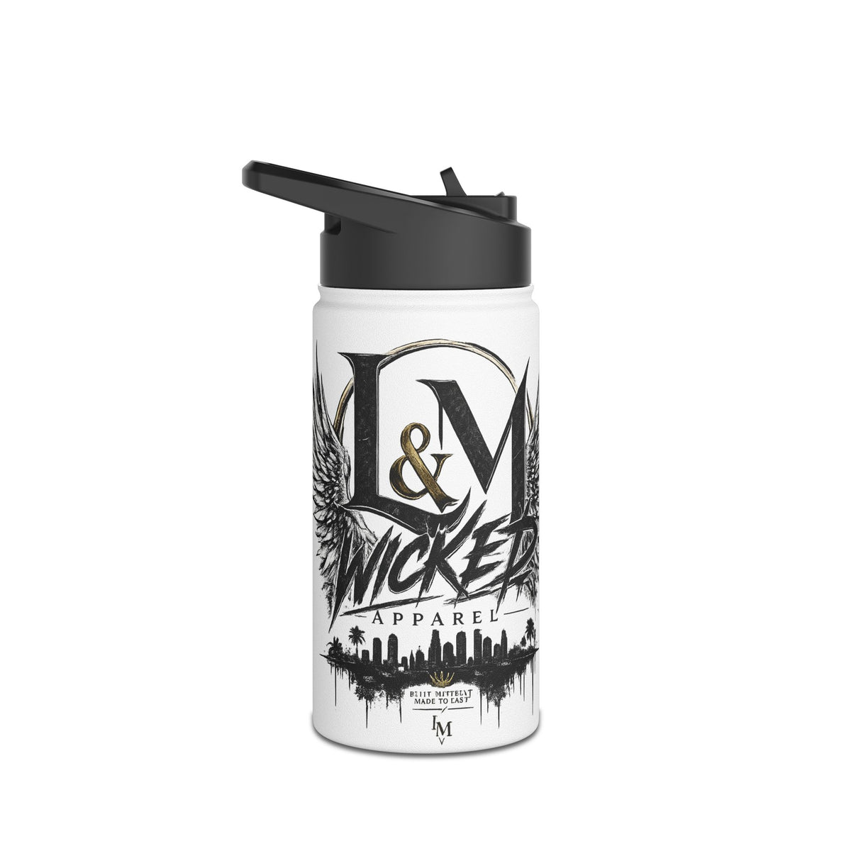 Stainless Steel Water Bottle, Standard Lid