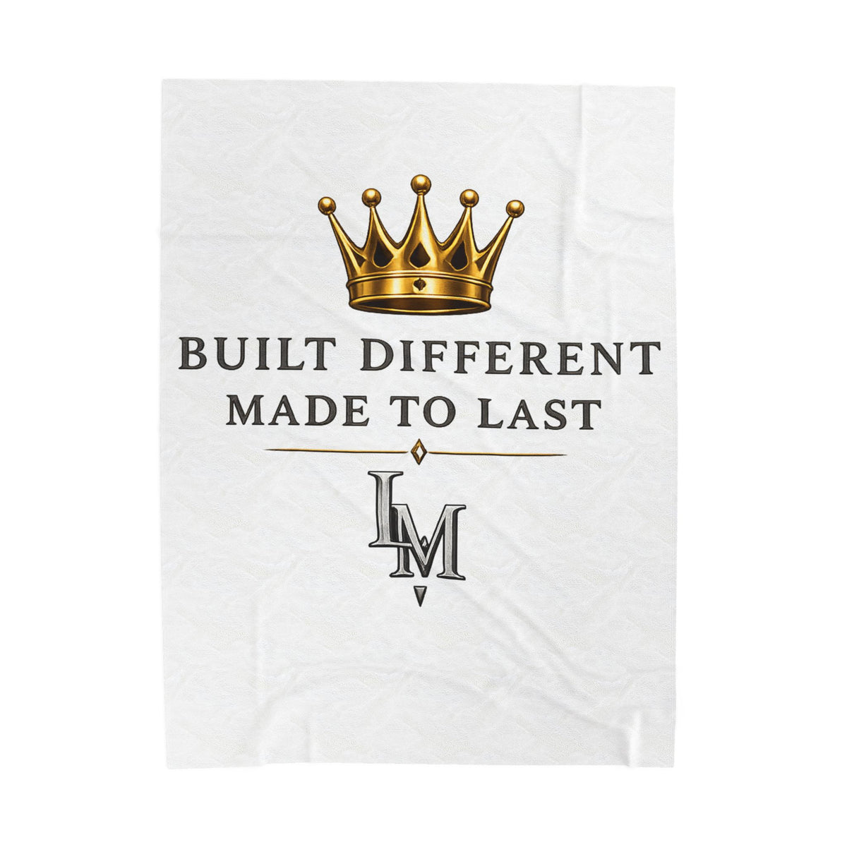 L&M Wicked Apparel Velveteen Plush Blanket