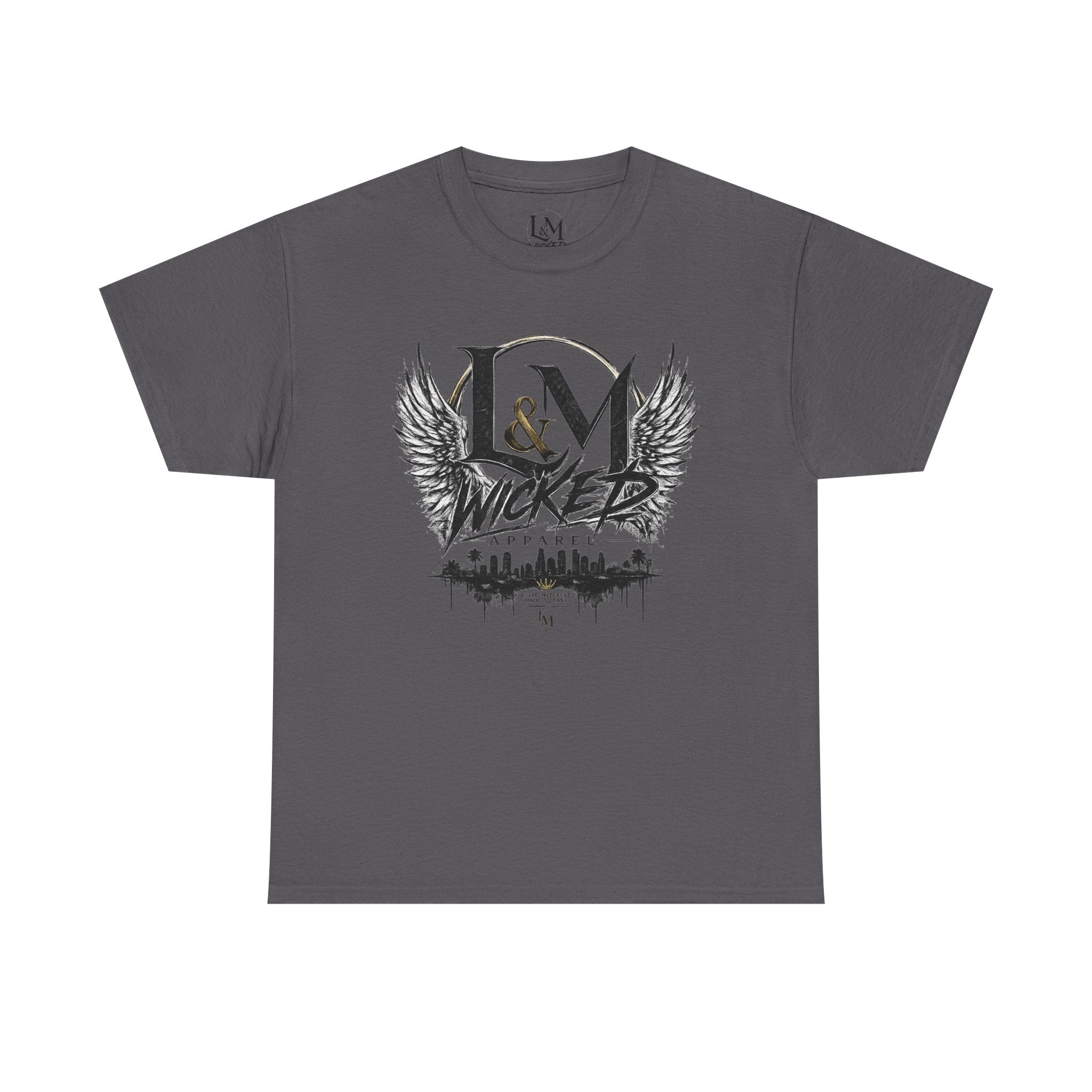 L&M Wicked Apparel Heavy Cotton Tee