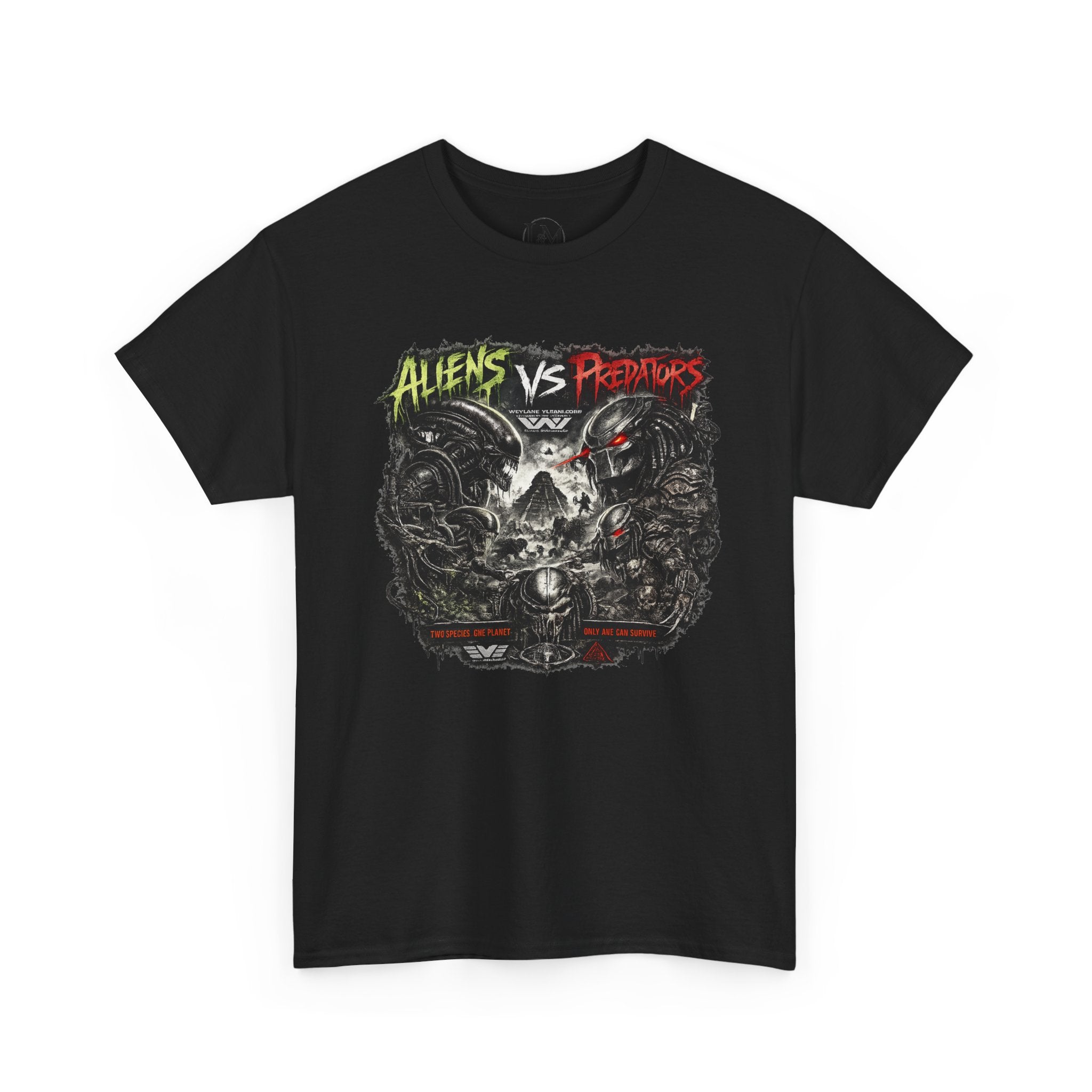 Alien Vs Predator Unisex Heavy Cotton Tee