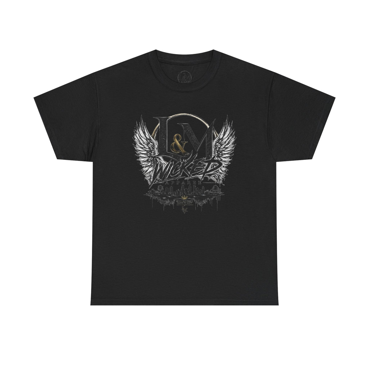 L&M Wicked Apparel Heavy Cotton Tee