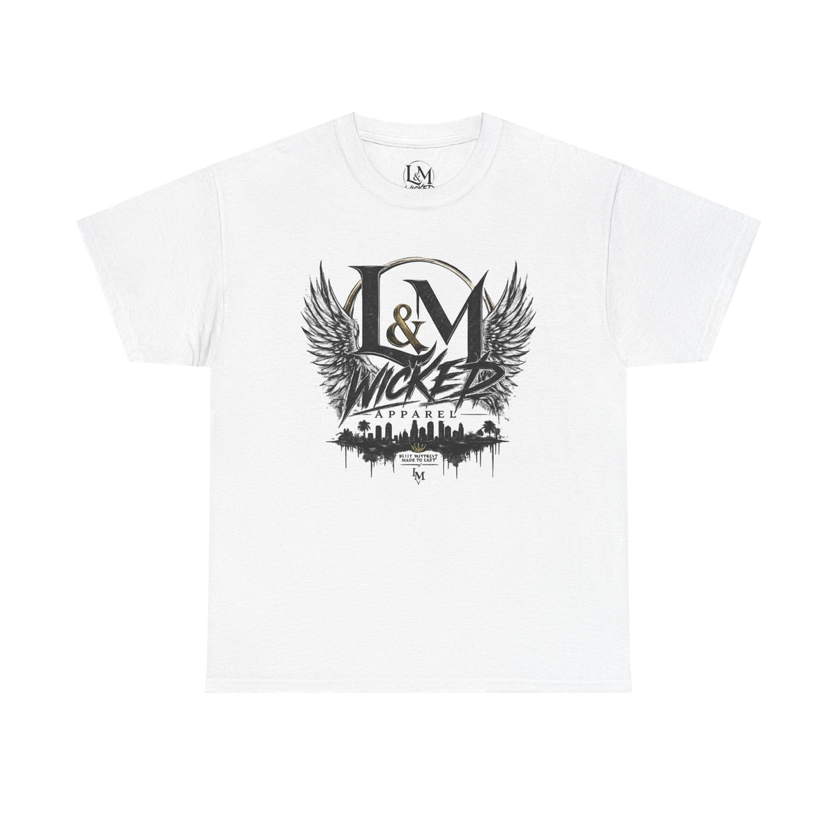 L&M Wicked Apparel Heavy Cotton Tee