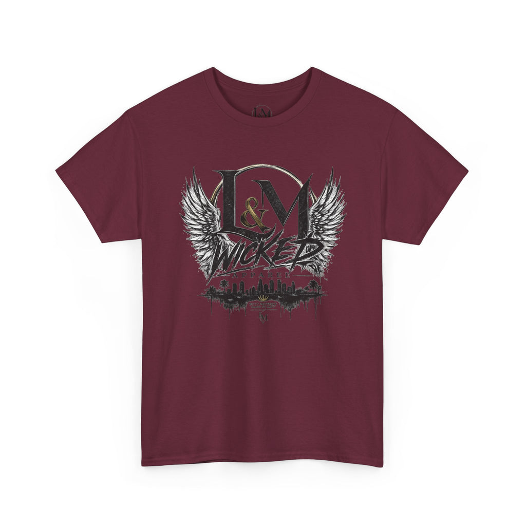 L&M Wicked Apparel Heavy Cotton Tee