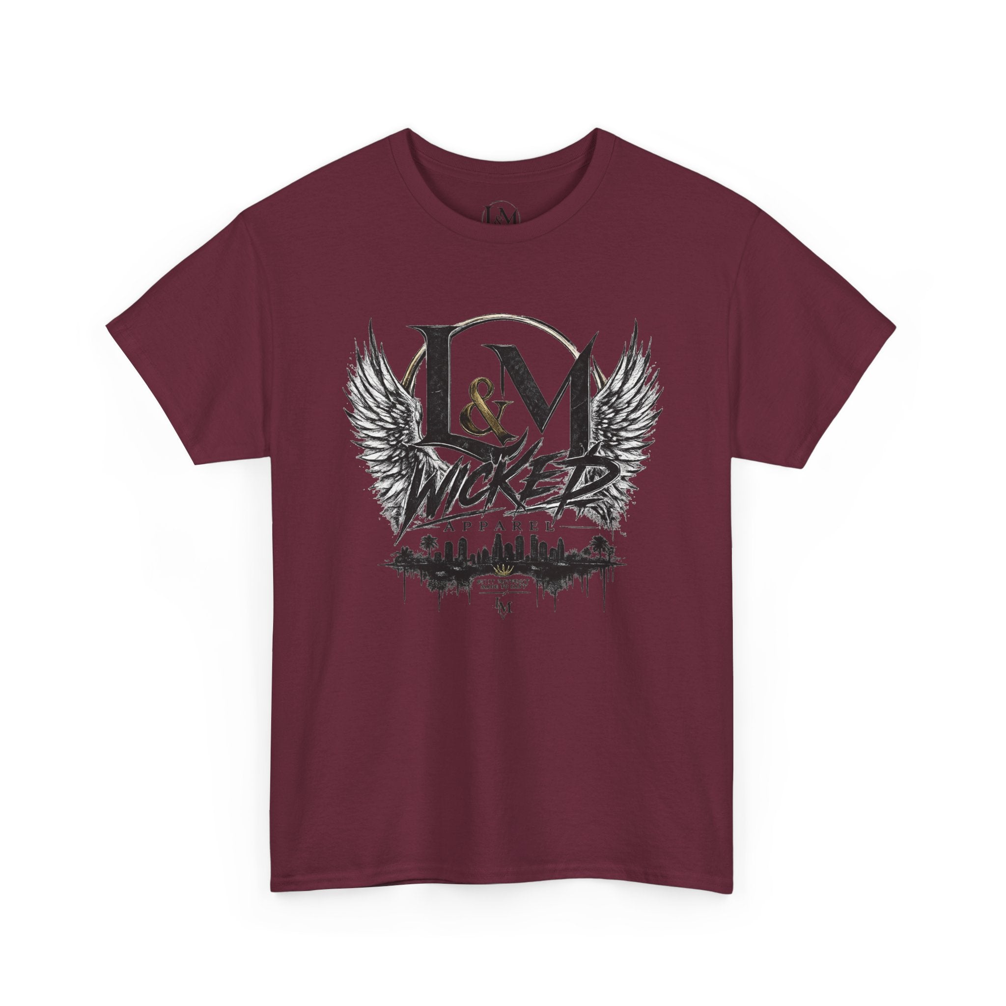 L&M Wicked Apparel Heavy Cotton Tee