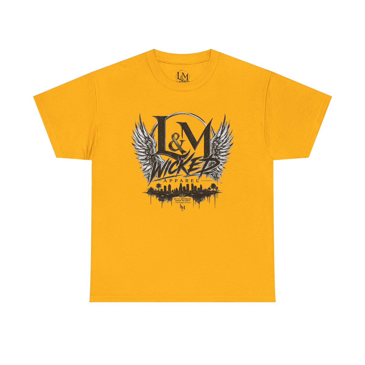 L&M Wicked Apparel Heavy Cotton Tee