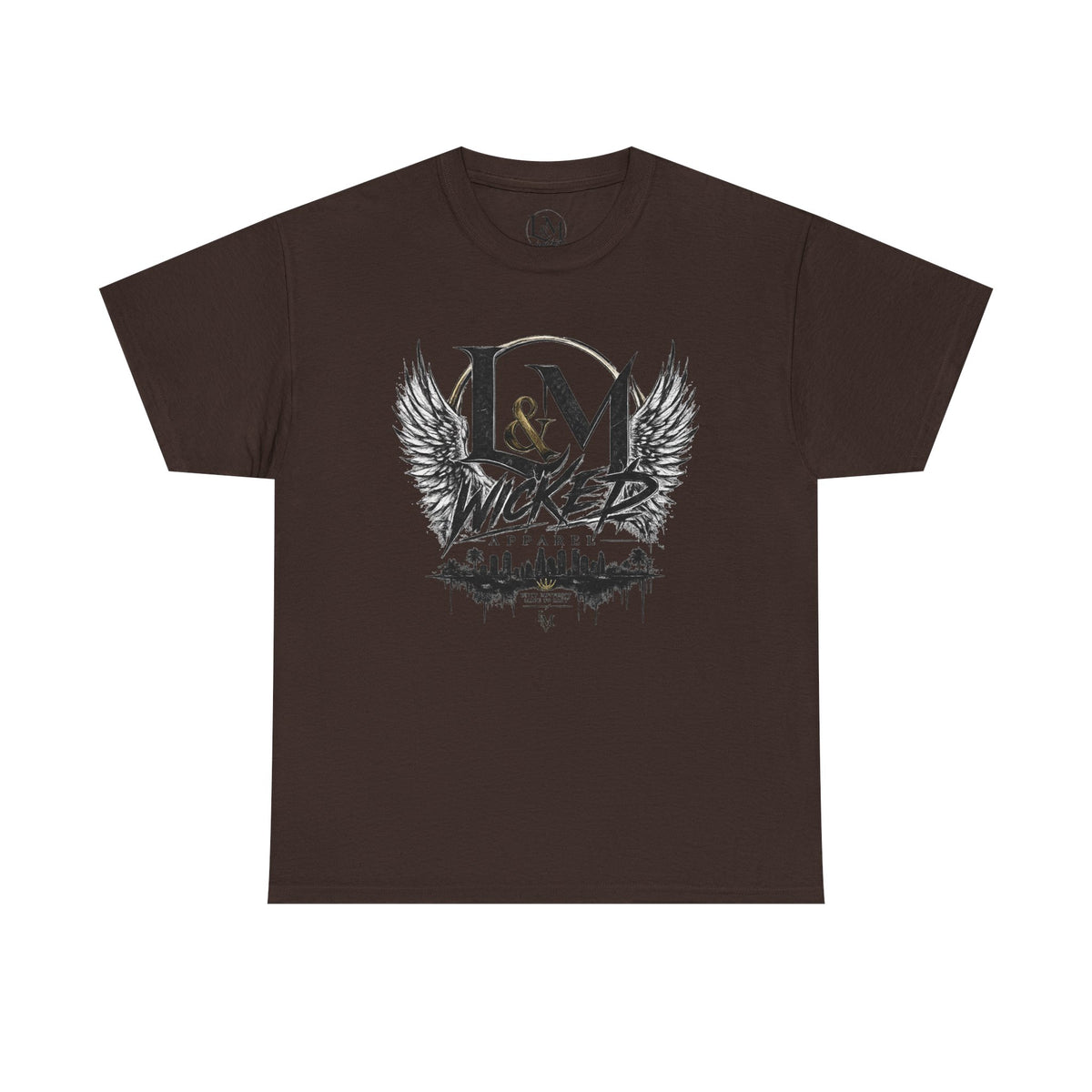 L&M Wicked Apparel Heavy Cotton Tee