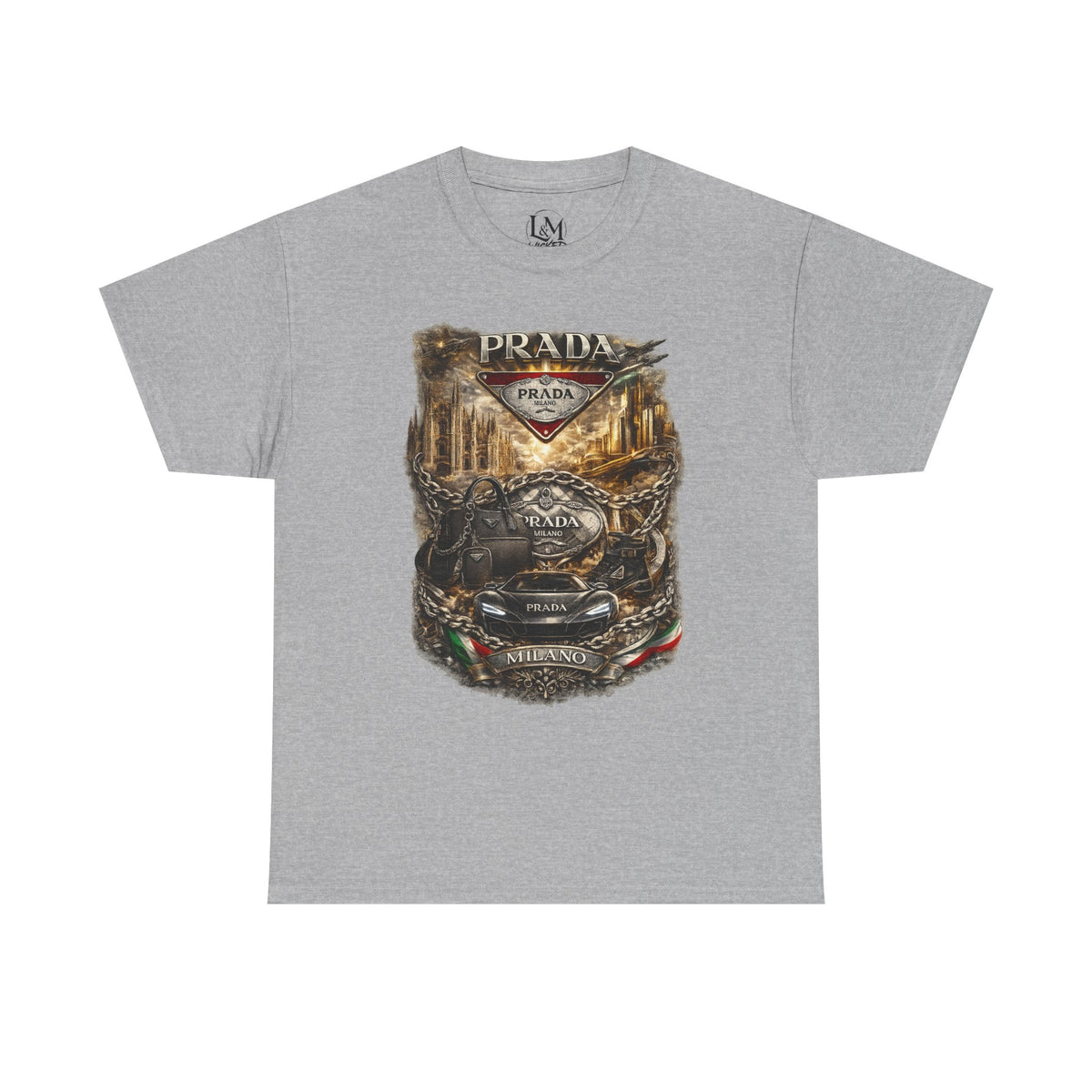Prada Unisex Heavy Cotton Tee
