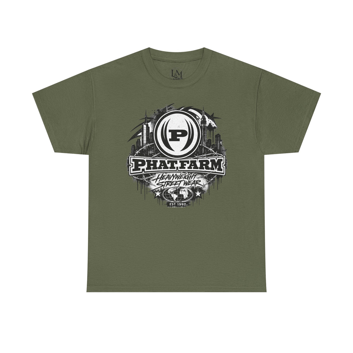 Phat Farm Unisex Heavy Cotton Tee