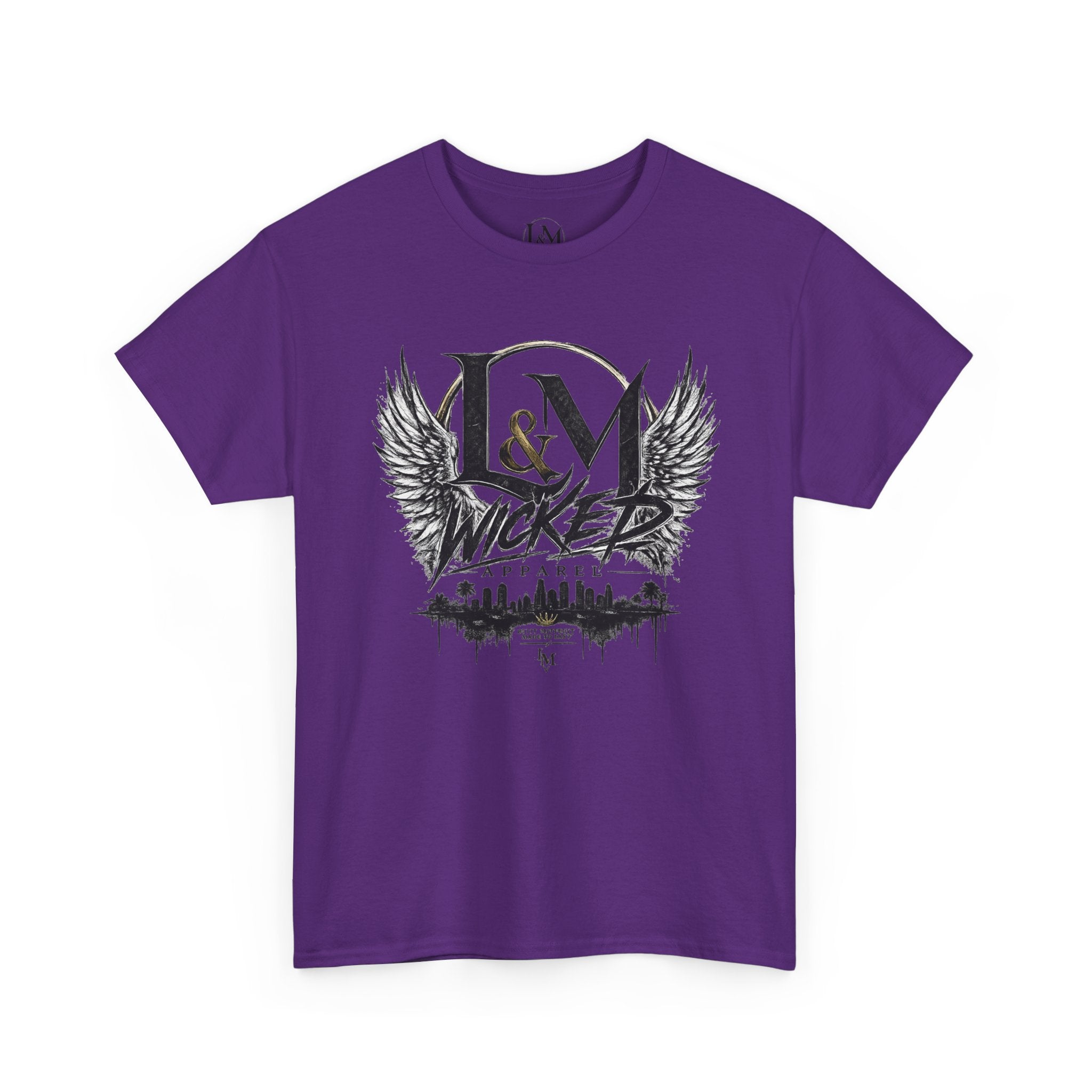 L&M Wicked Apparel Heavy Cotton Tee