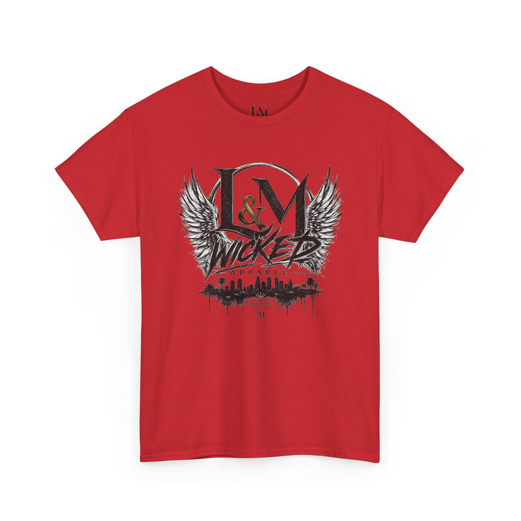 L&M Wicked Apparel Heavy Cotton Tee