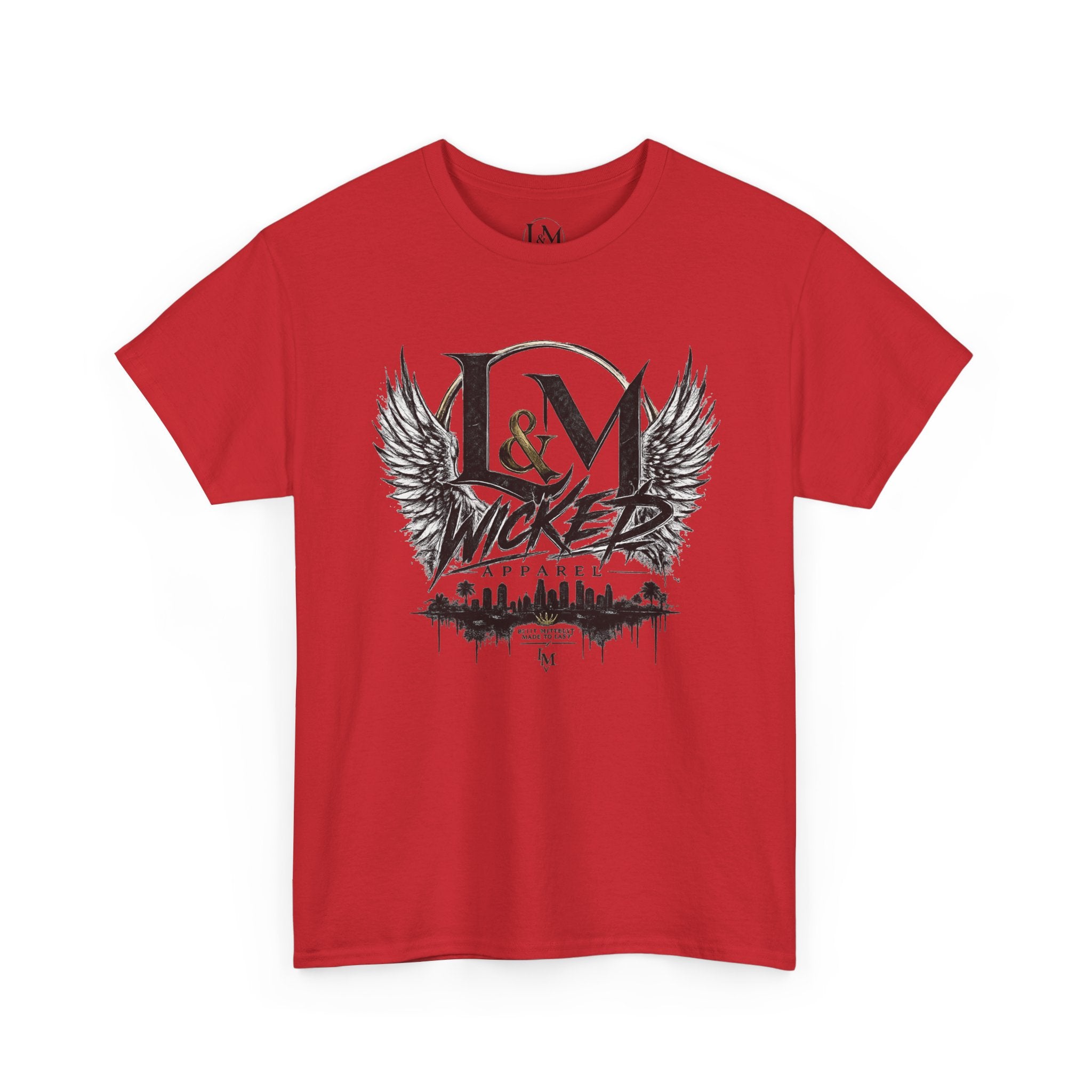 L&M Wicked Apparel Heavy Cotton Tee