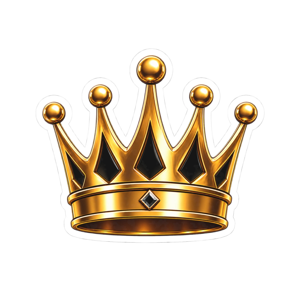 Crown Kiss-Cut Stickers