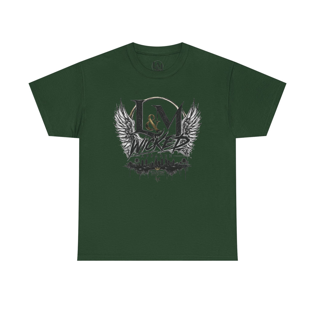 L&M Wicked Apparel Heavy Cotton Tee
