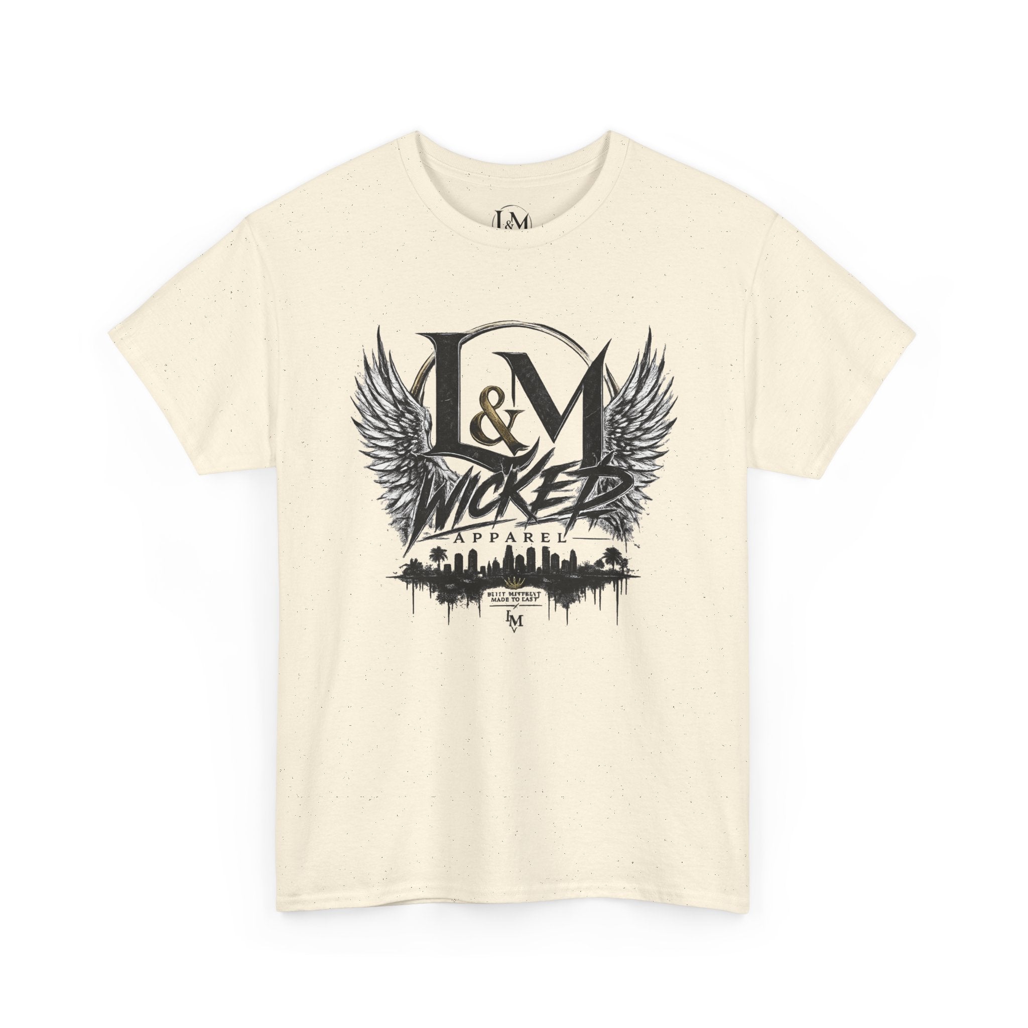 L&M Wicked Apparel Heavy Cotton Tee