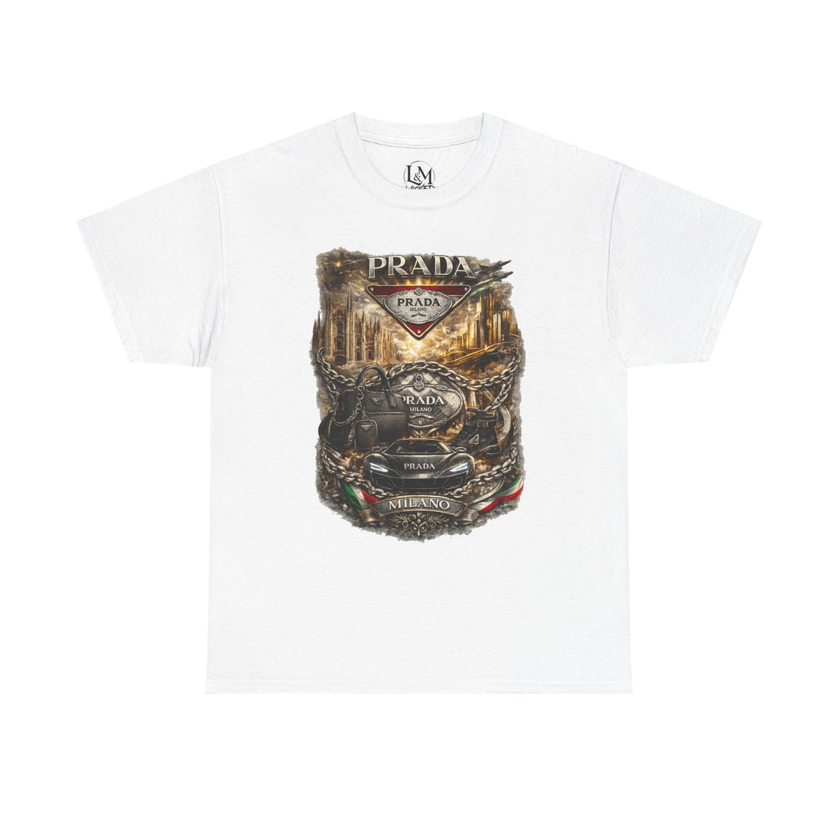 Prada Unisex Heavy Cotton Tee
