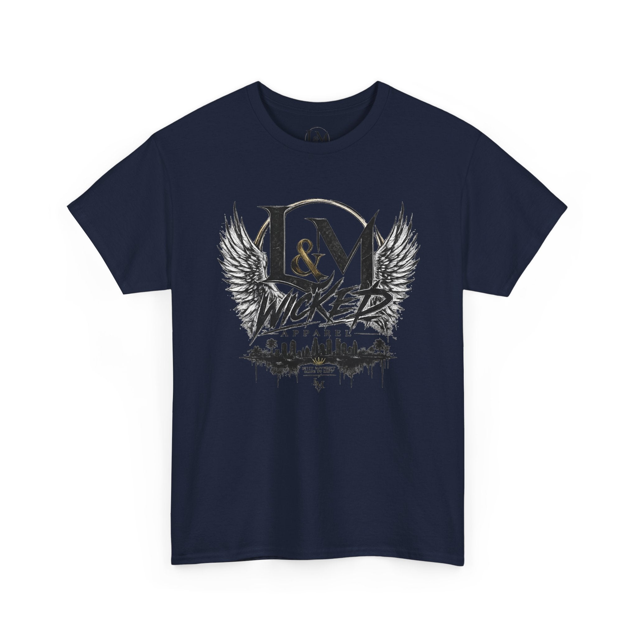 L&M Wicked Apparel Heavy Cotton Tee