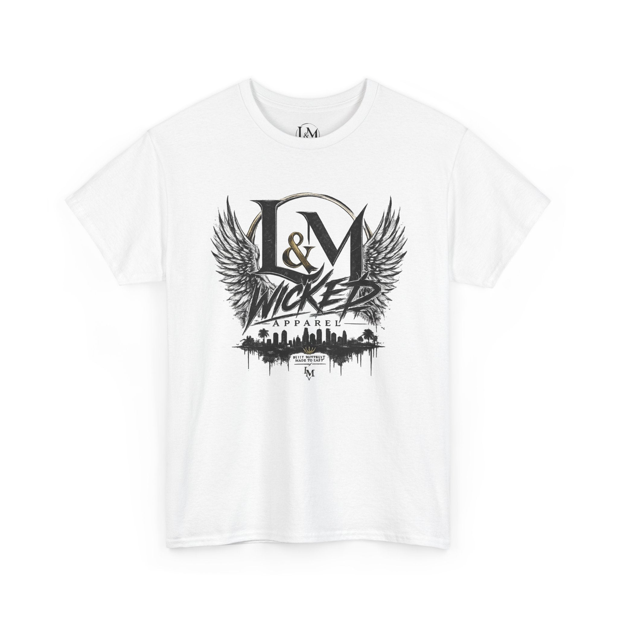 L&M Wicked Apparel Heavy Cotton Tee