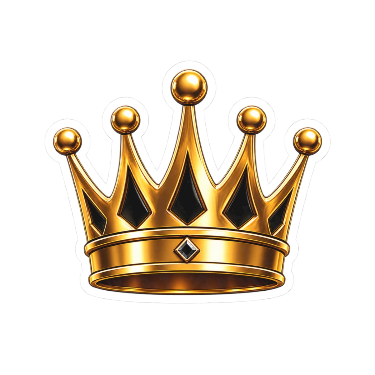 Crown Kiss-Cut Stickers