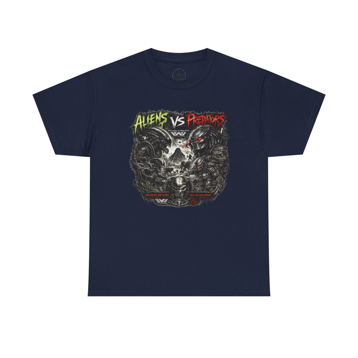 Alien Vs Predator Unisex Heavy Cotton Tee