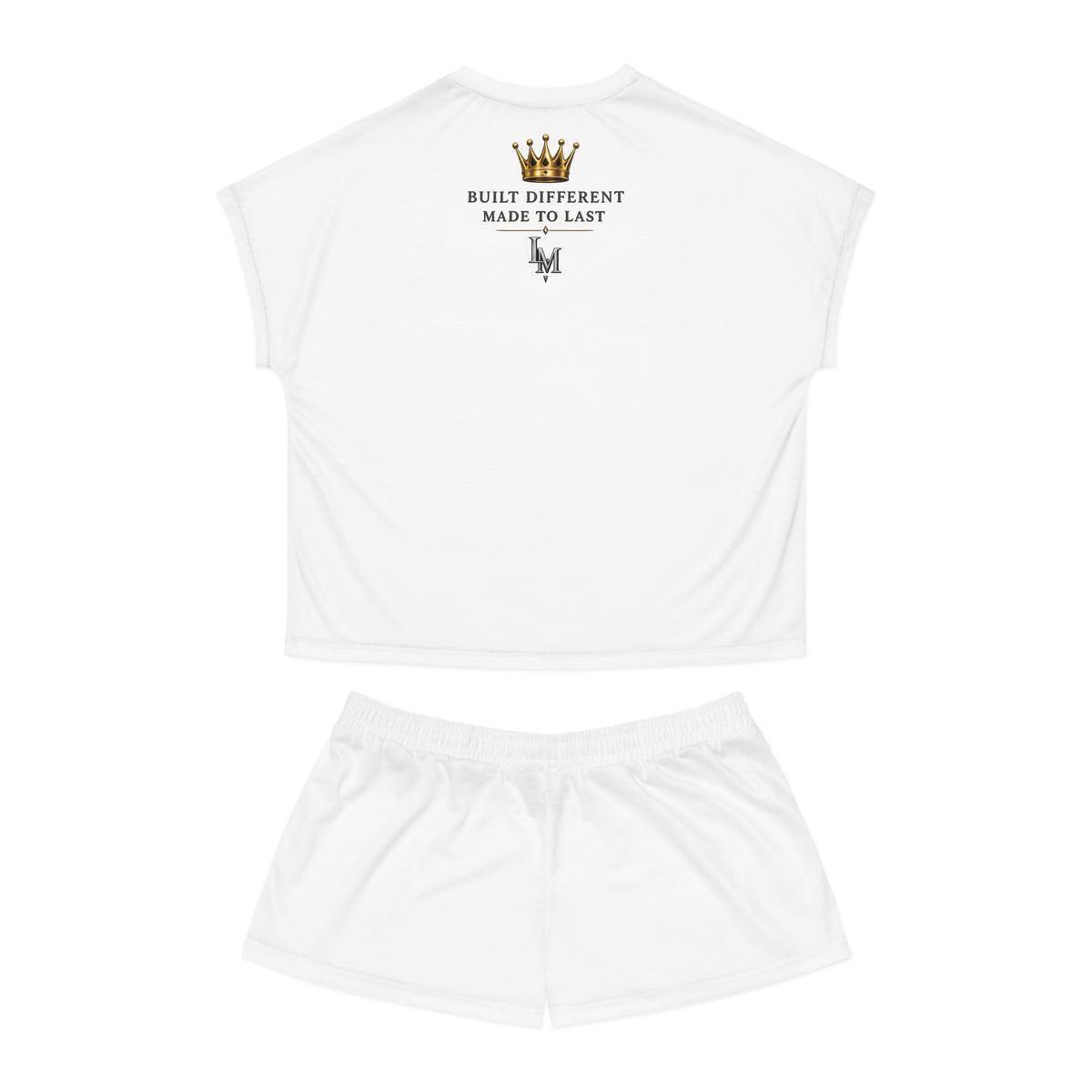L&M Wicked Apparel Women's Short Pajama Set (AOP)