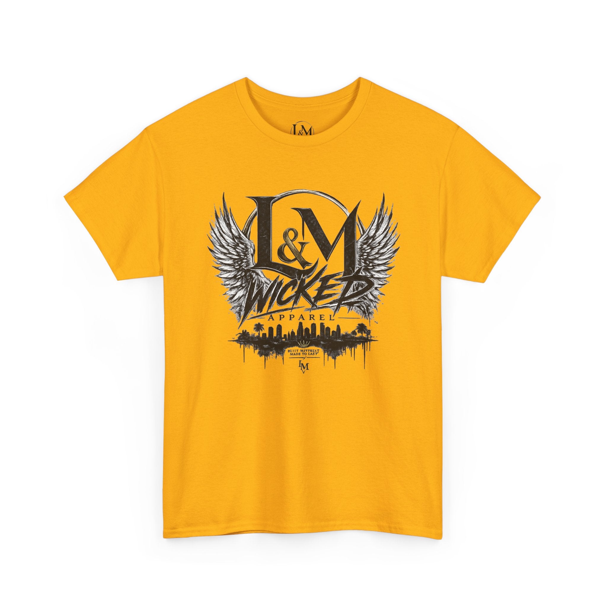 L&M Wicked Apparel Heavy Cotton Tee