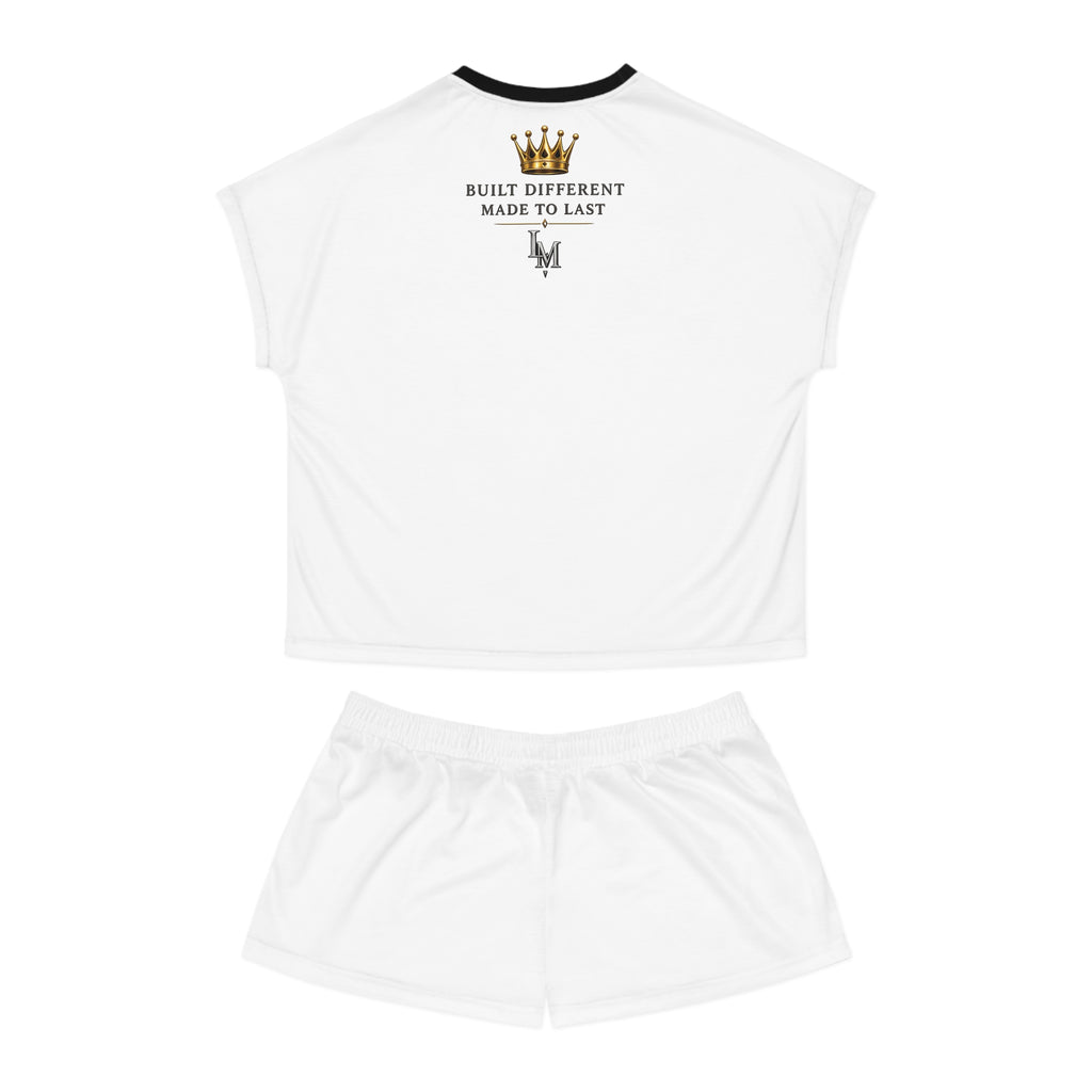 L&M Wicked Apparel Women's Short Pajama Set (AOP)