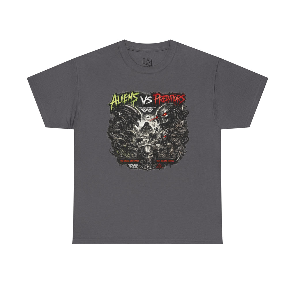 Alien Vs Predator Unisex Heavy Cotton Tee