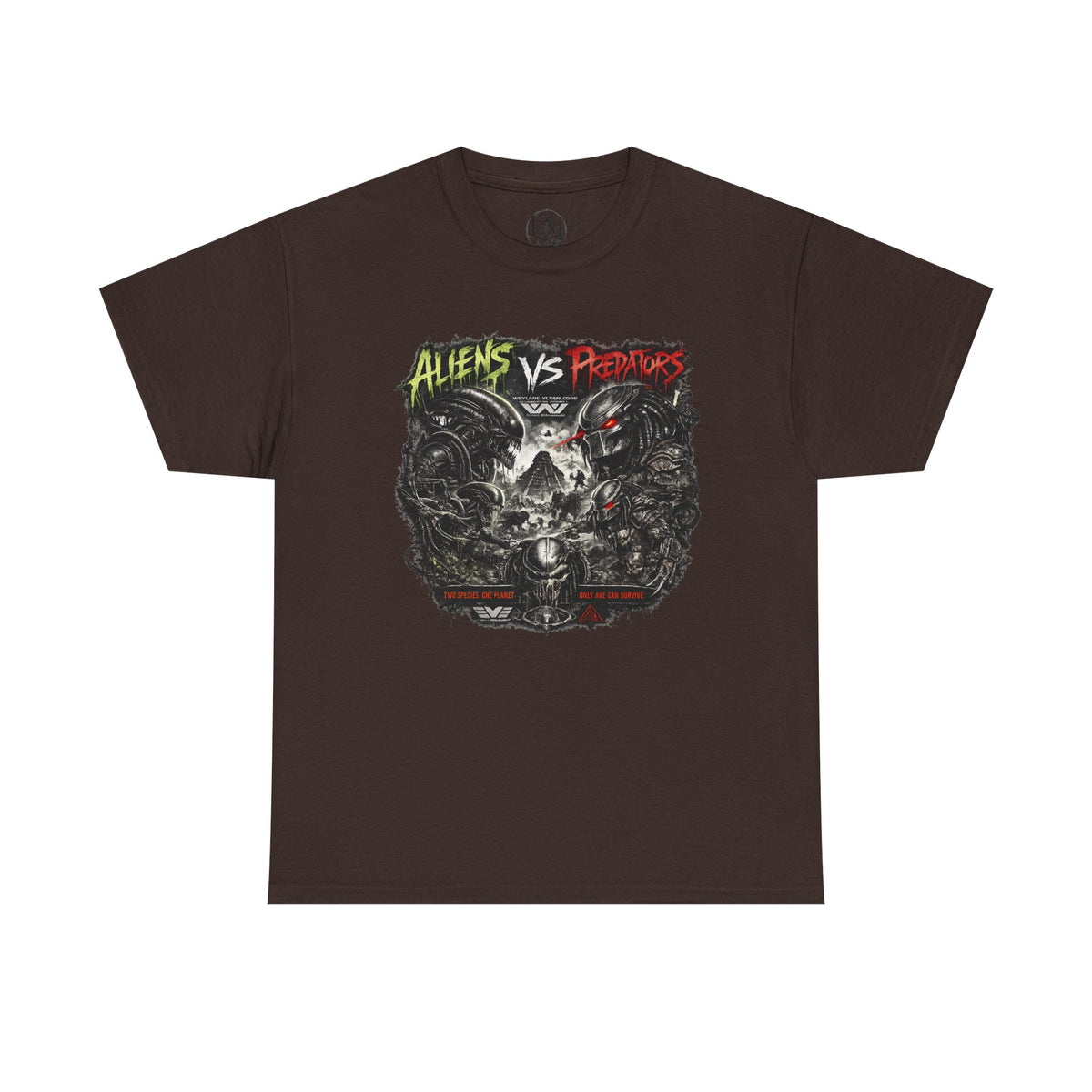 Alien Vs Predator Unisex Heavy Cotton Tee