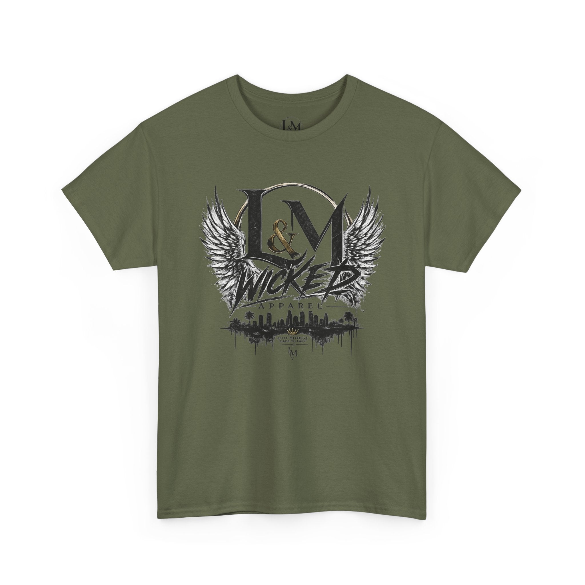 L&M Wicked Apparel Heavy Cotton Tee