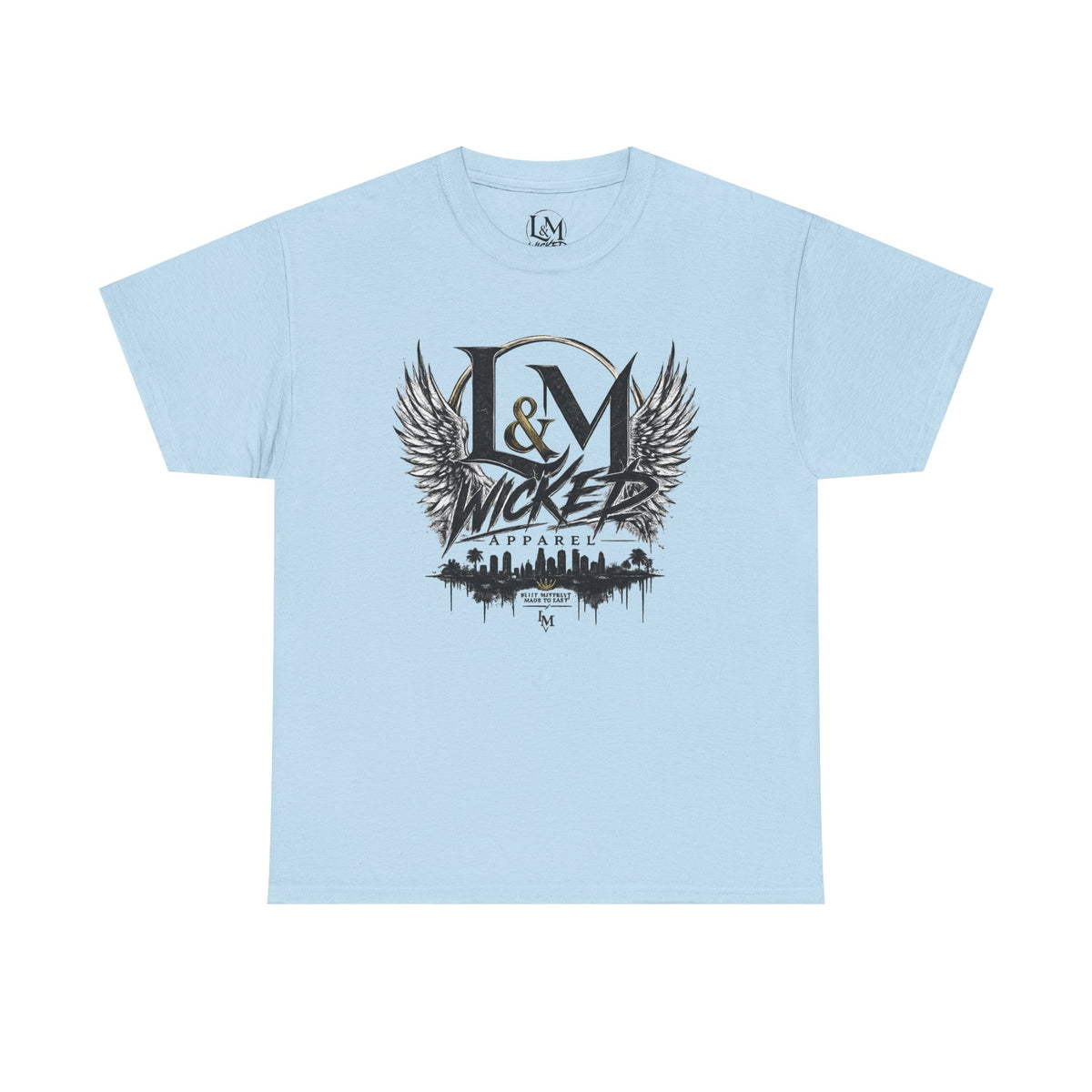 L&M Wicked Apparel Heavy Cotton Tee
