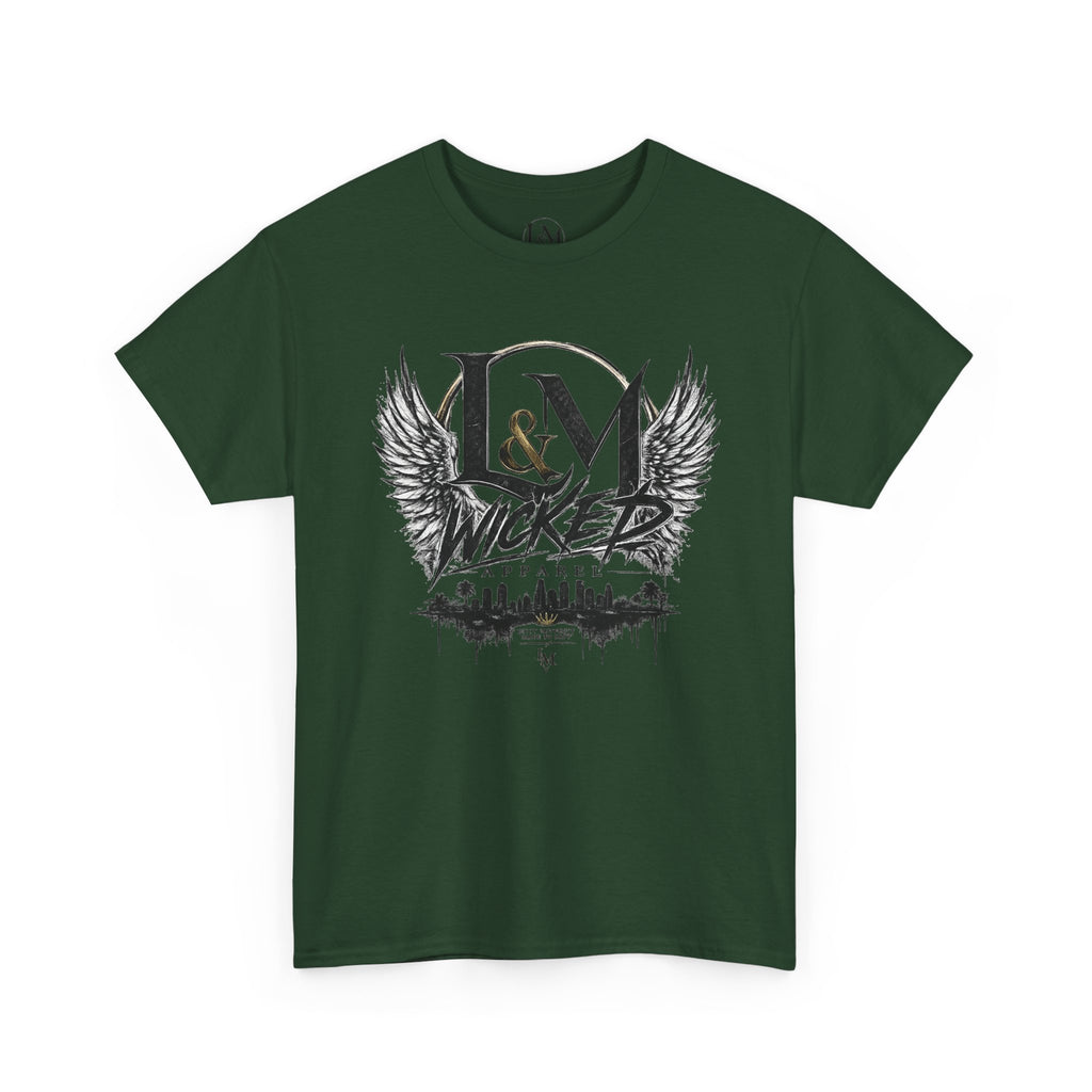 L&M Wicked Apparel Heavy Cotton Tee