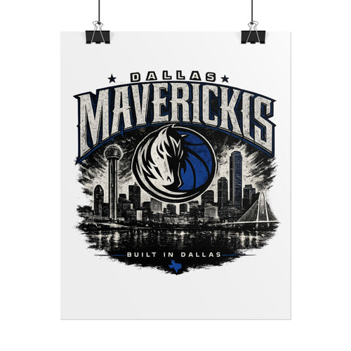 Dallas Mavs Rolled Posters
