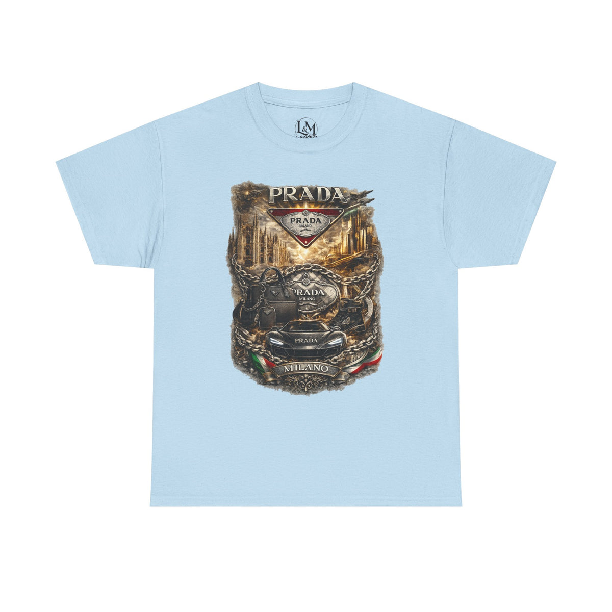 Prada Unisex Heavy Cotton Tee