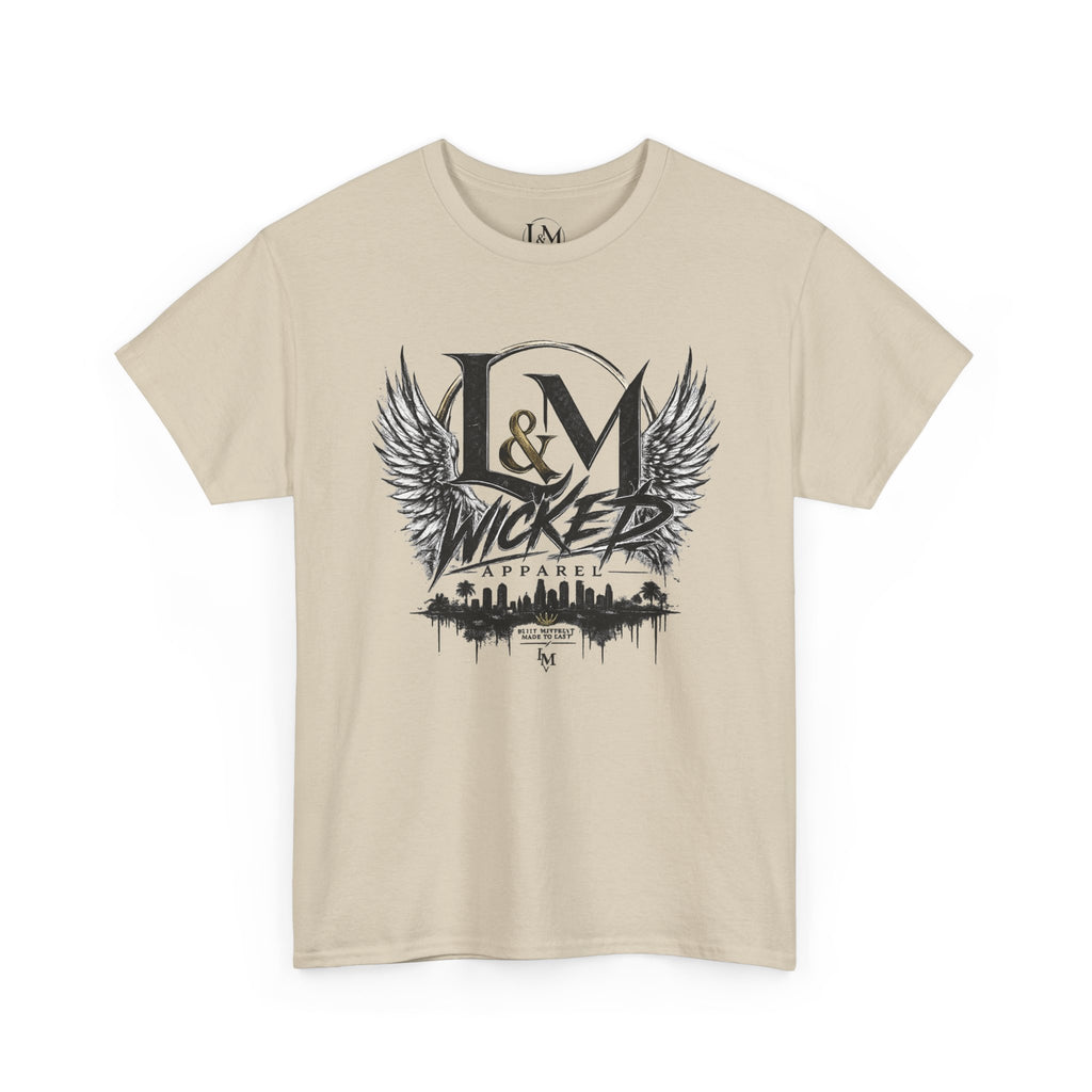 L&M Wicked Apparel Heavy Cotton Tee