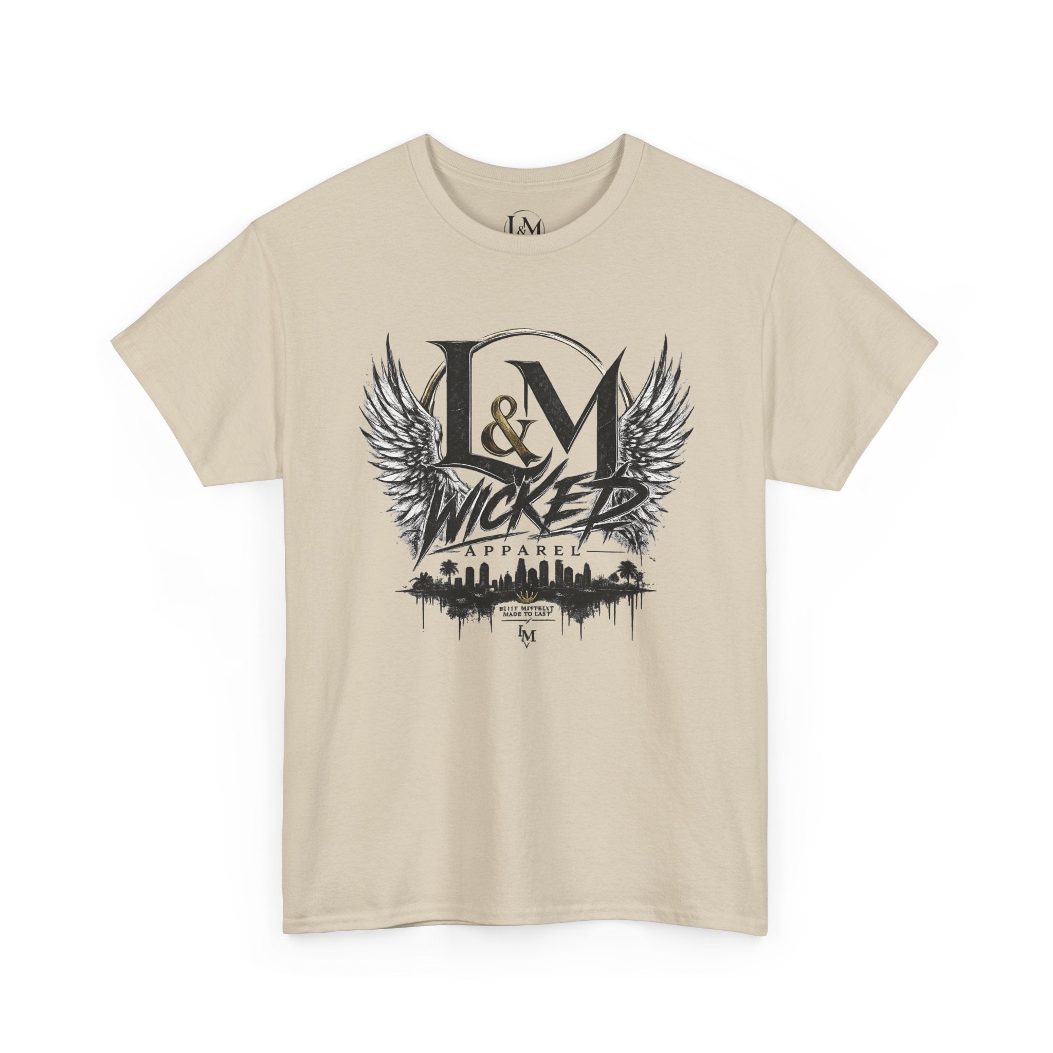 L&M Wicked Apparel Heavy Cotton Tee