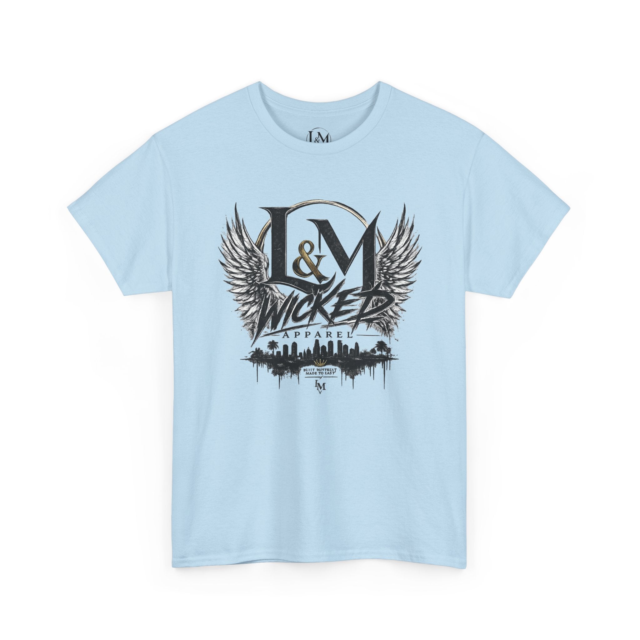 L&M Wicked Apparel Heavy Cotton Tee