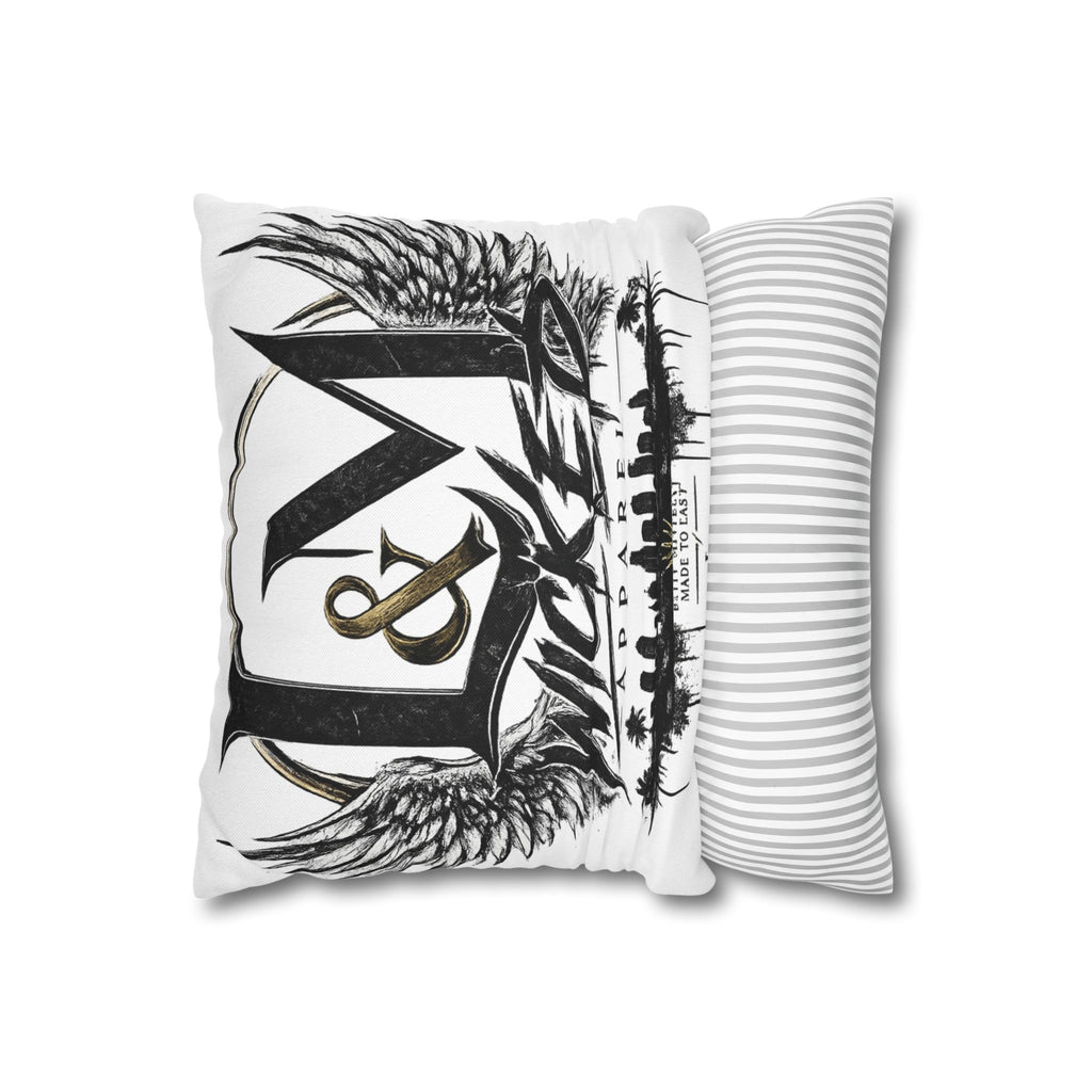 L&M Wicked Apparel Spun Polyester Square Pillowcase