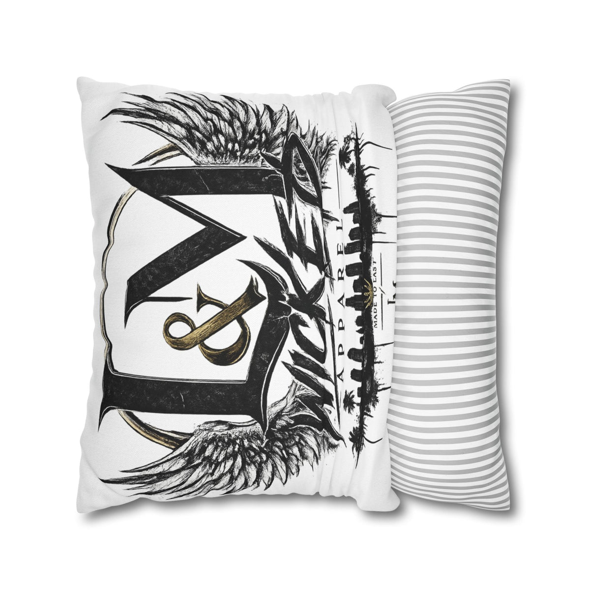 L&M Wicked Apparel Spun Polyester Square Pillowcase