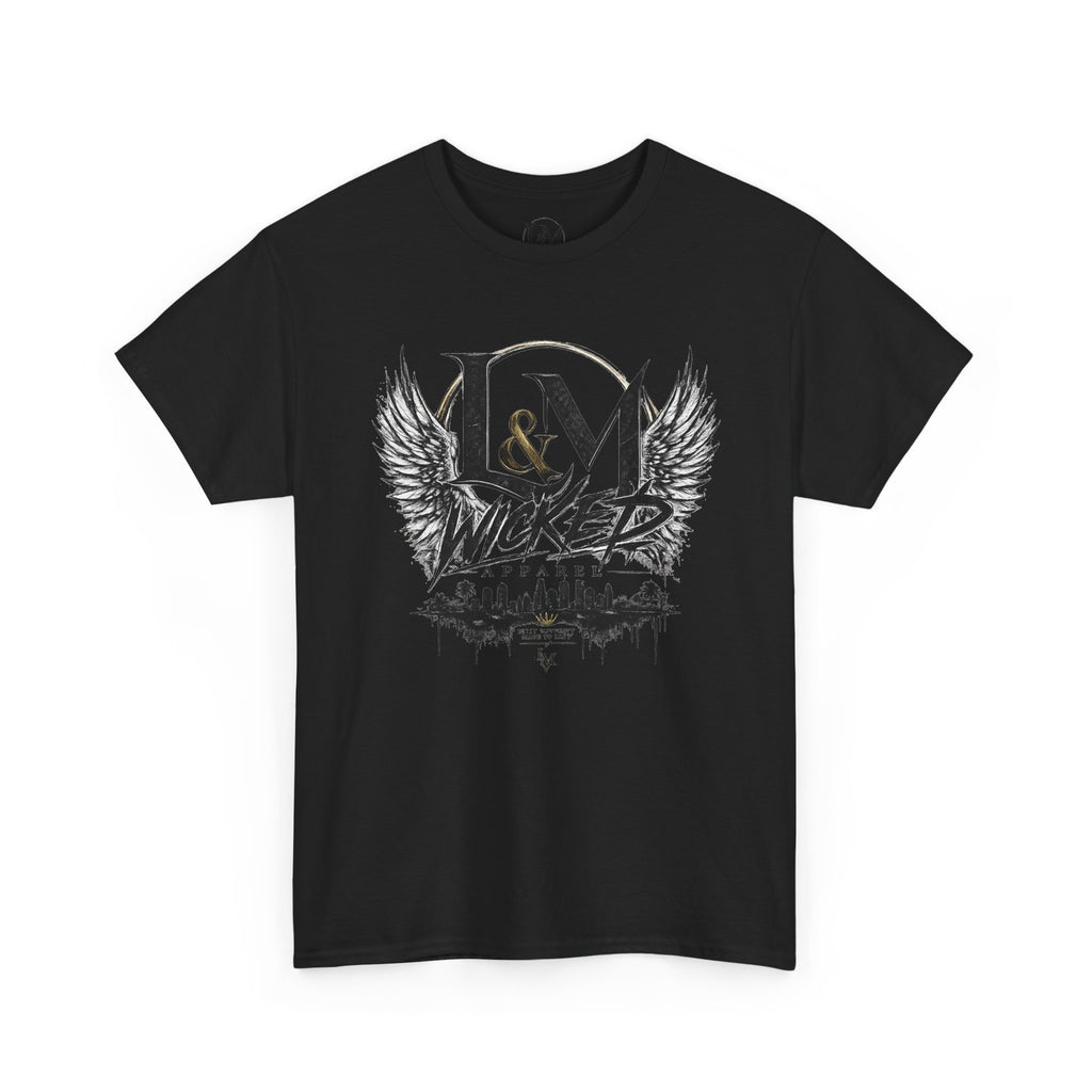 L&M Wicked Apparel Heavy Cotton Tee