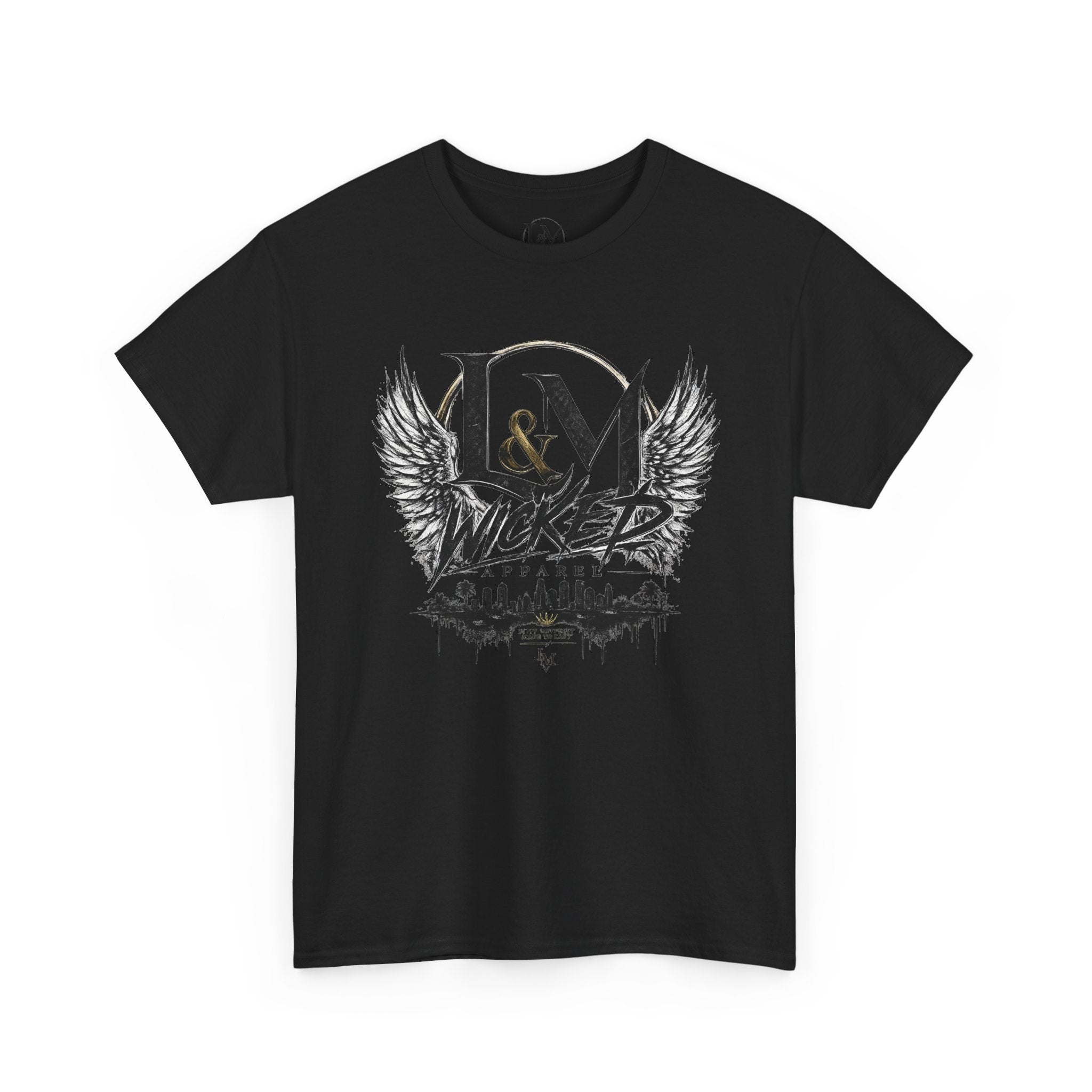 L&M Wicked Apparel Heavy Cotton Tee